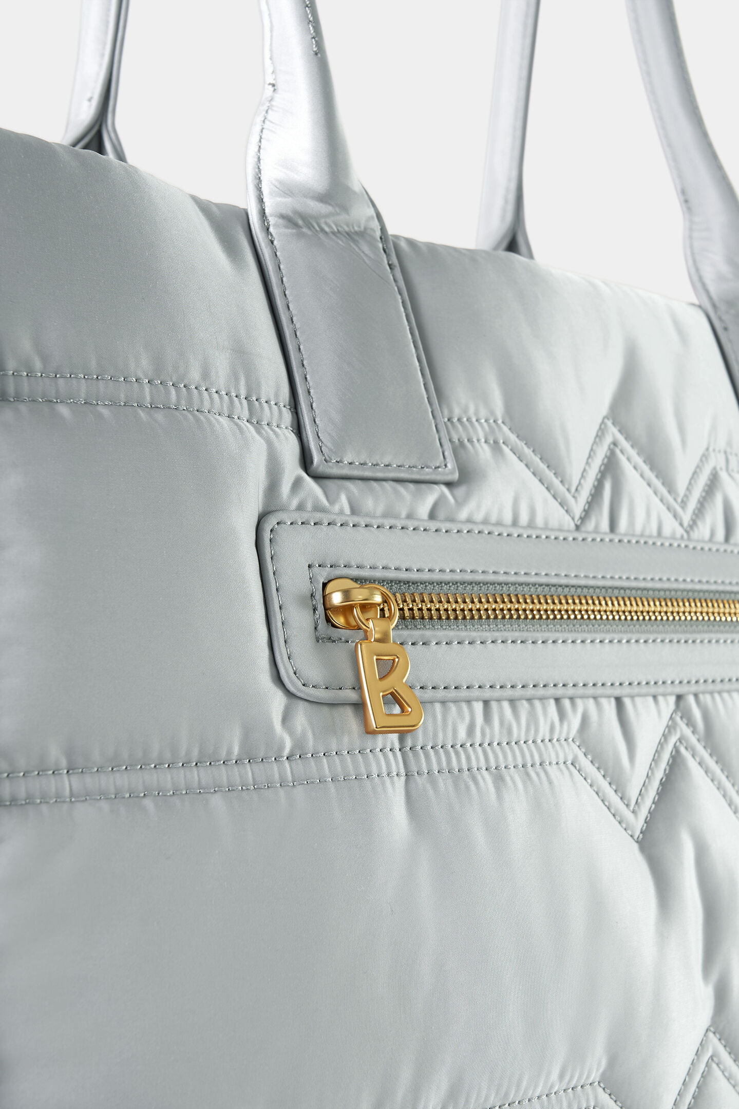 Shopper Wallis Tessuto Maylin Grau