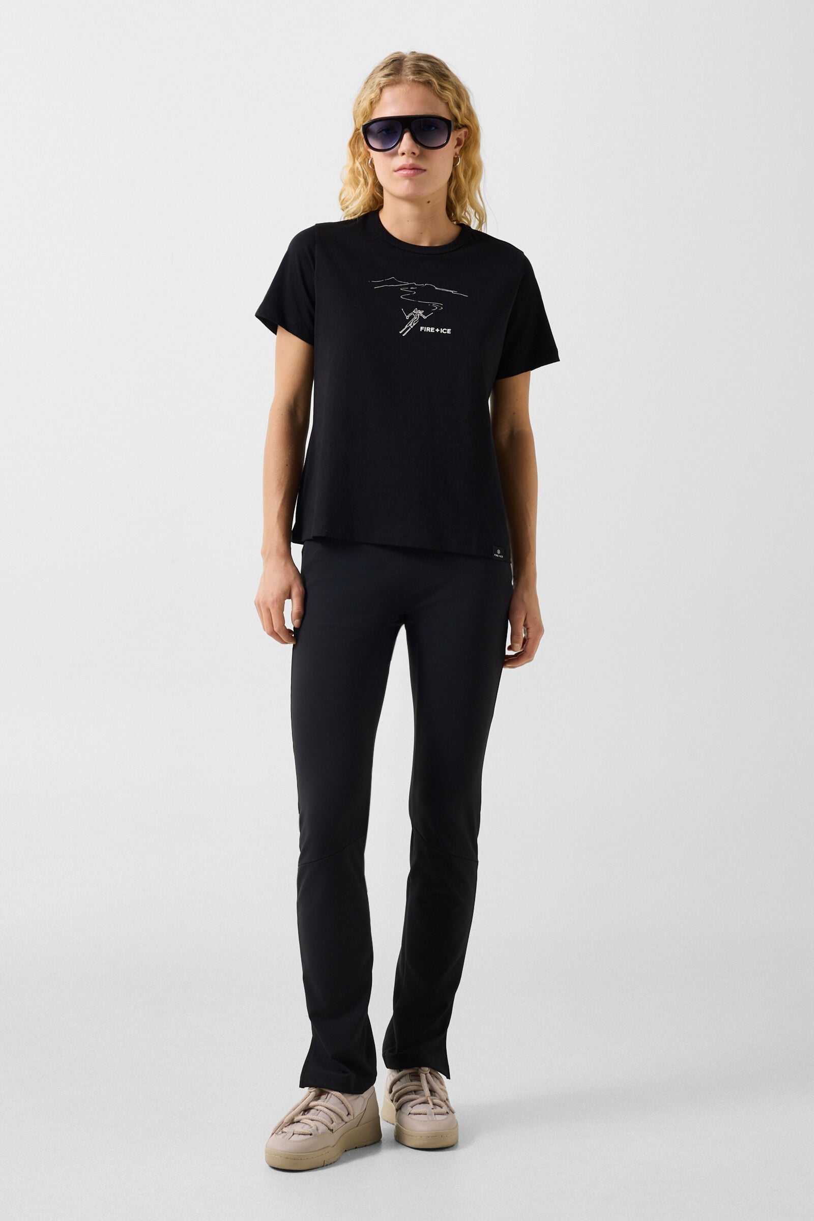Camel Functional Trousers Black