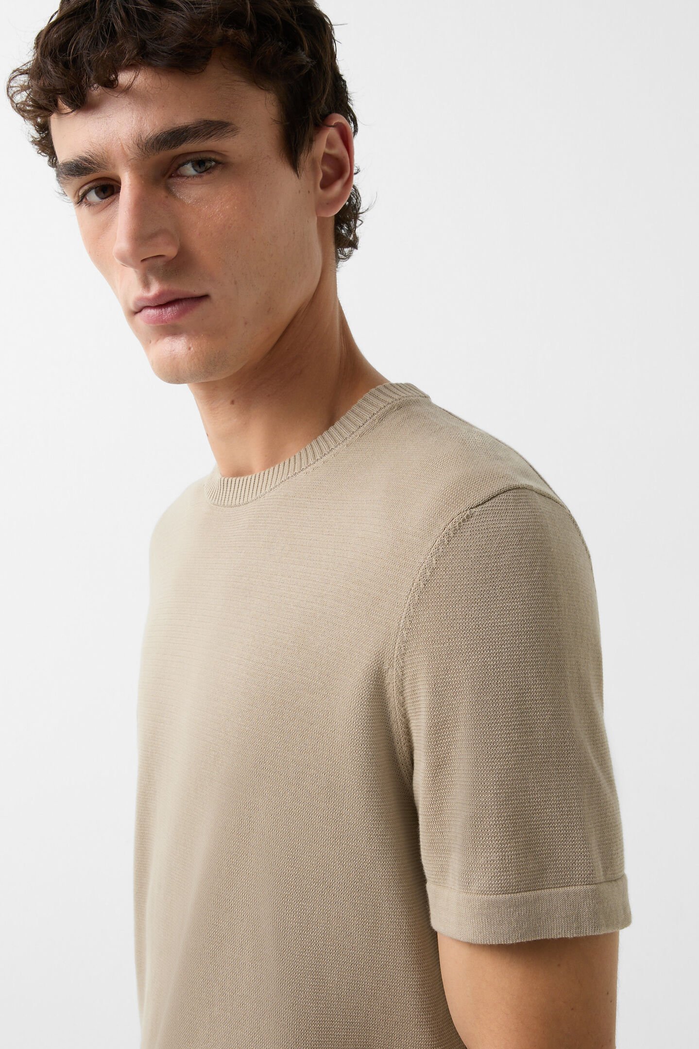 Strick-Shirt Lloyd Beige