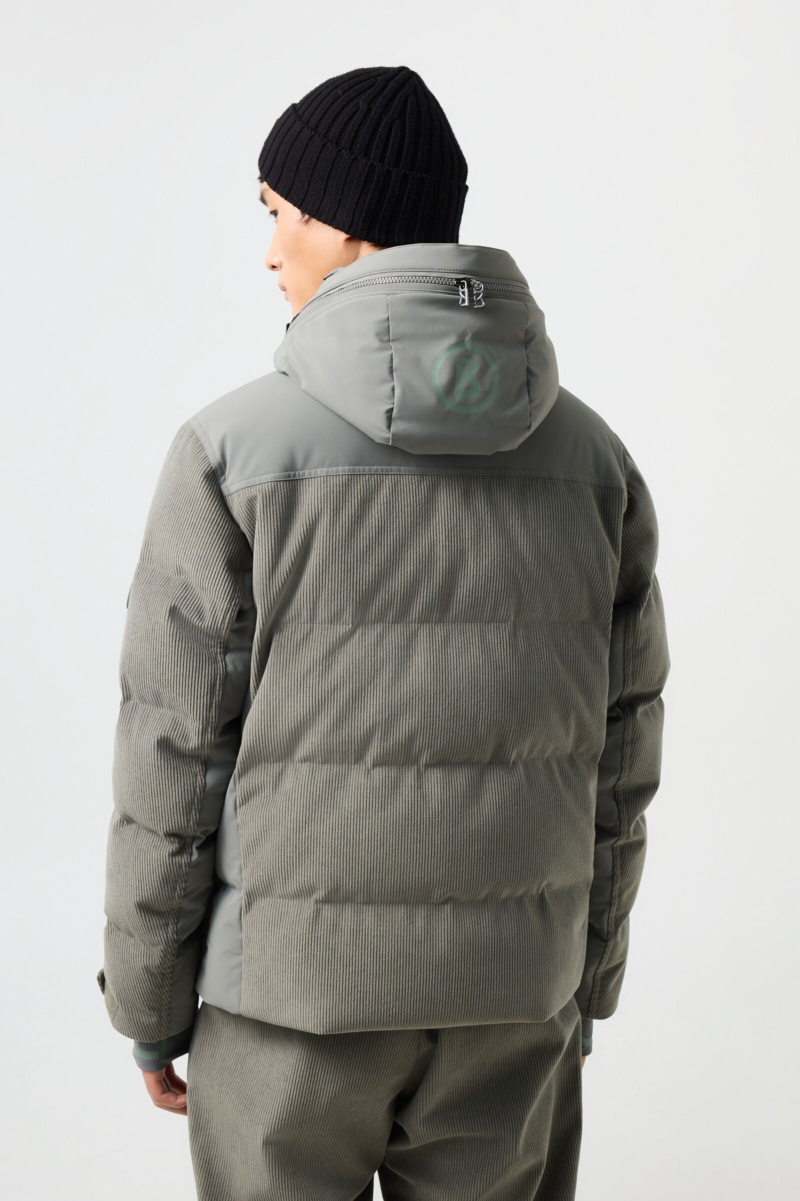 Corsin corduroy ski jacket Sage Grey