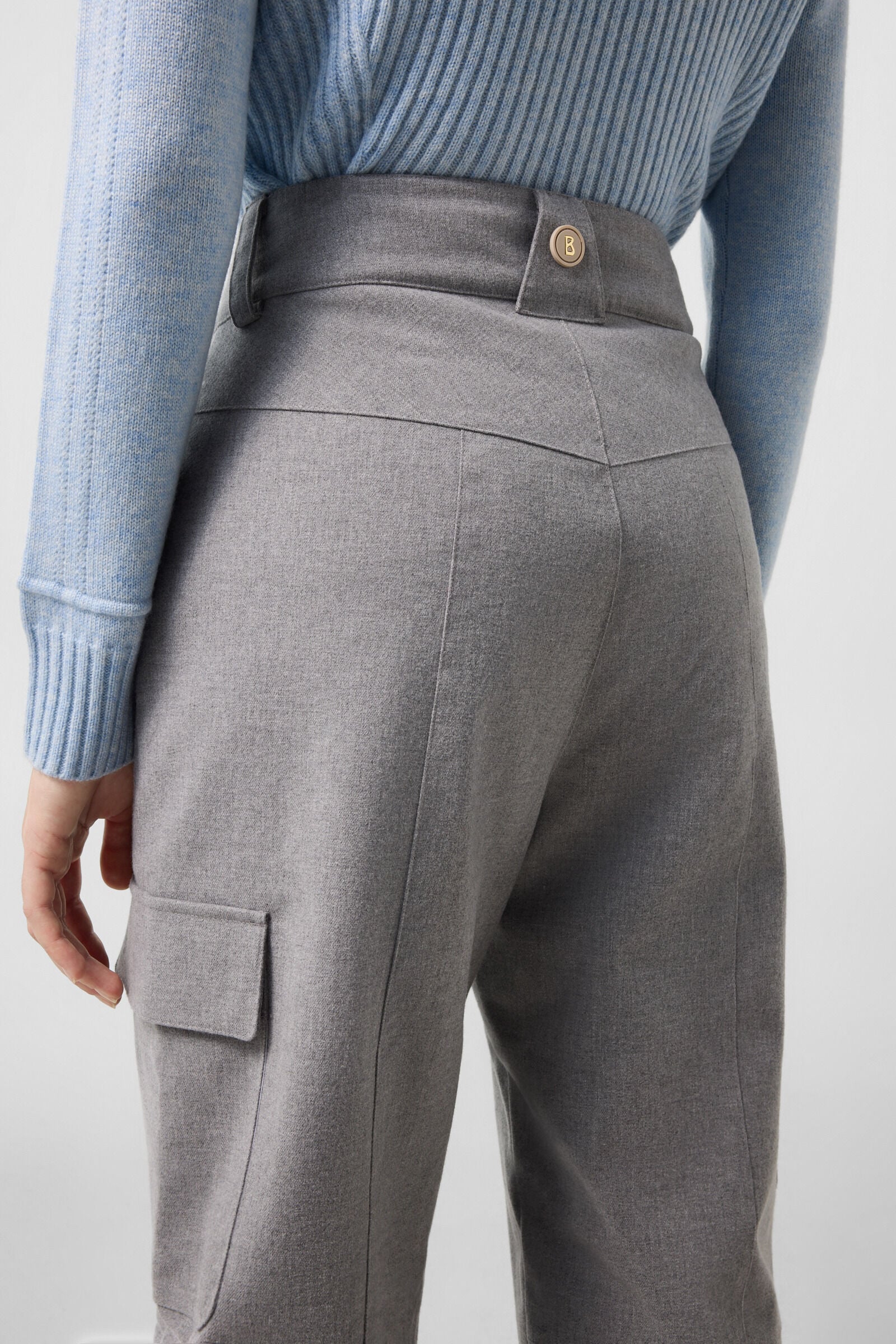 Lunia Flannel Ski Trousers Grey