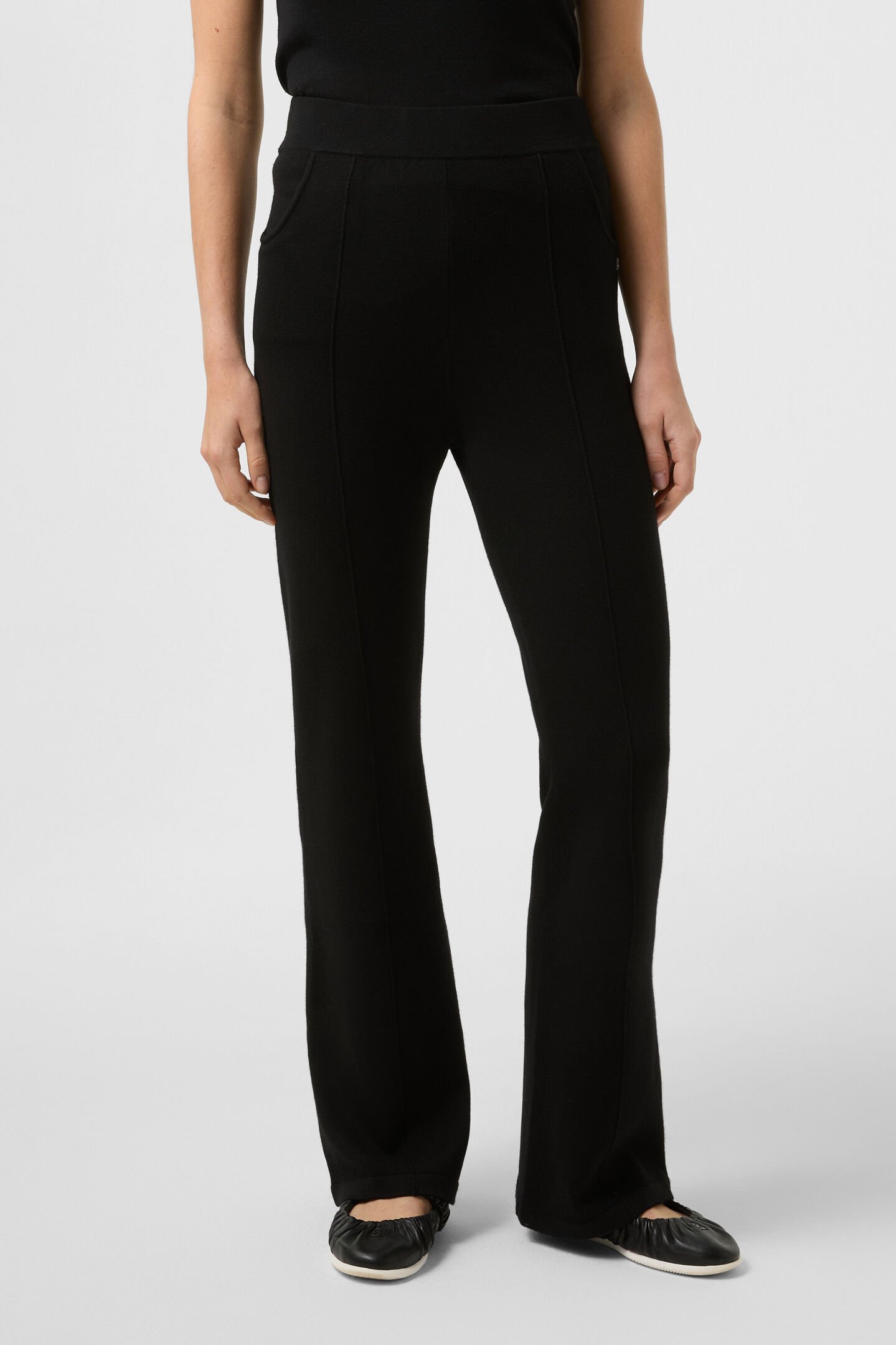 Strick-Hose Dasha Schwarz