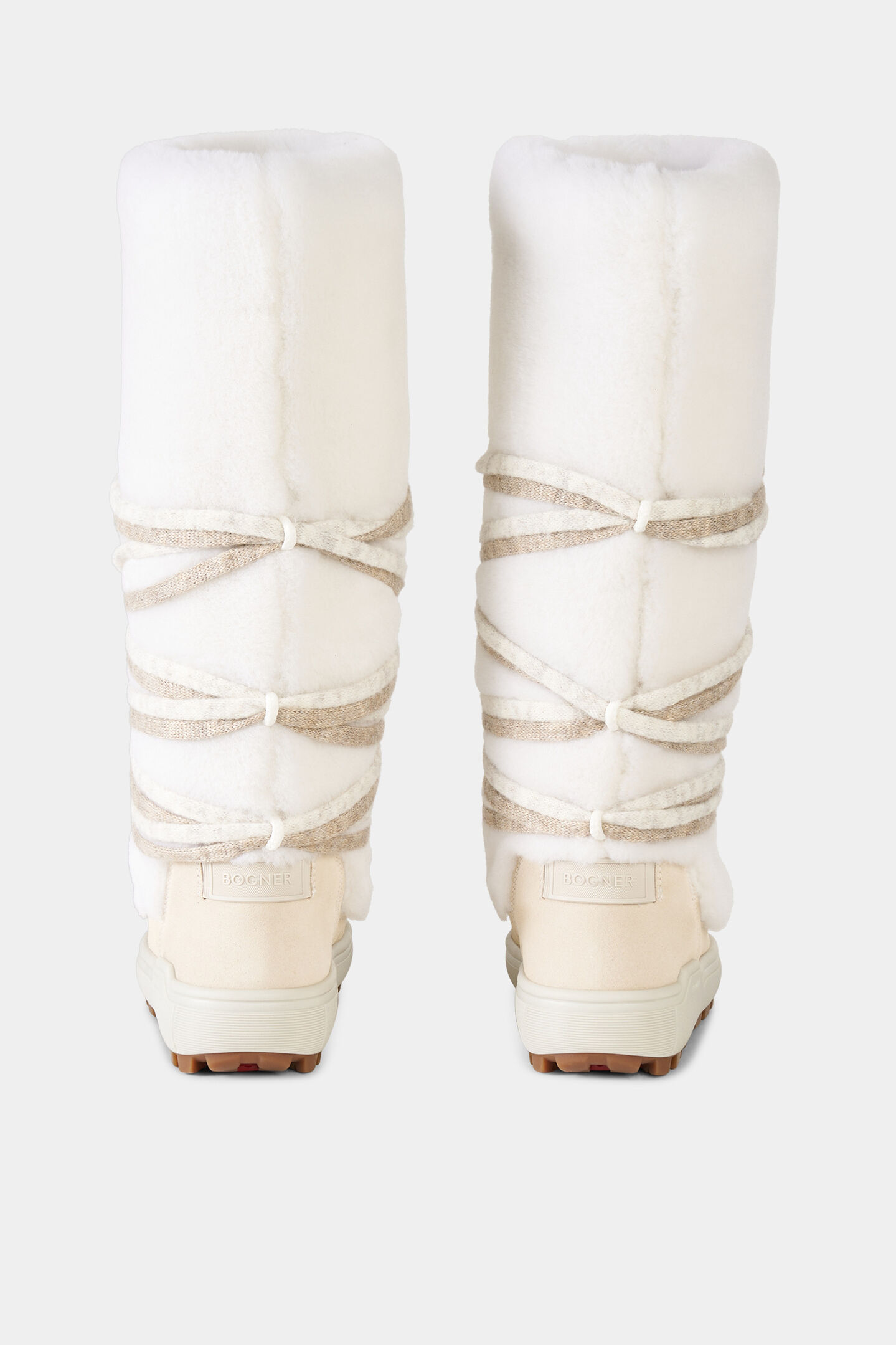 Chamonix Snow Boots with Spikes Off-White