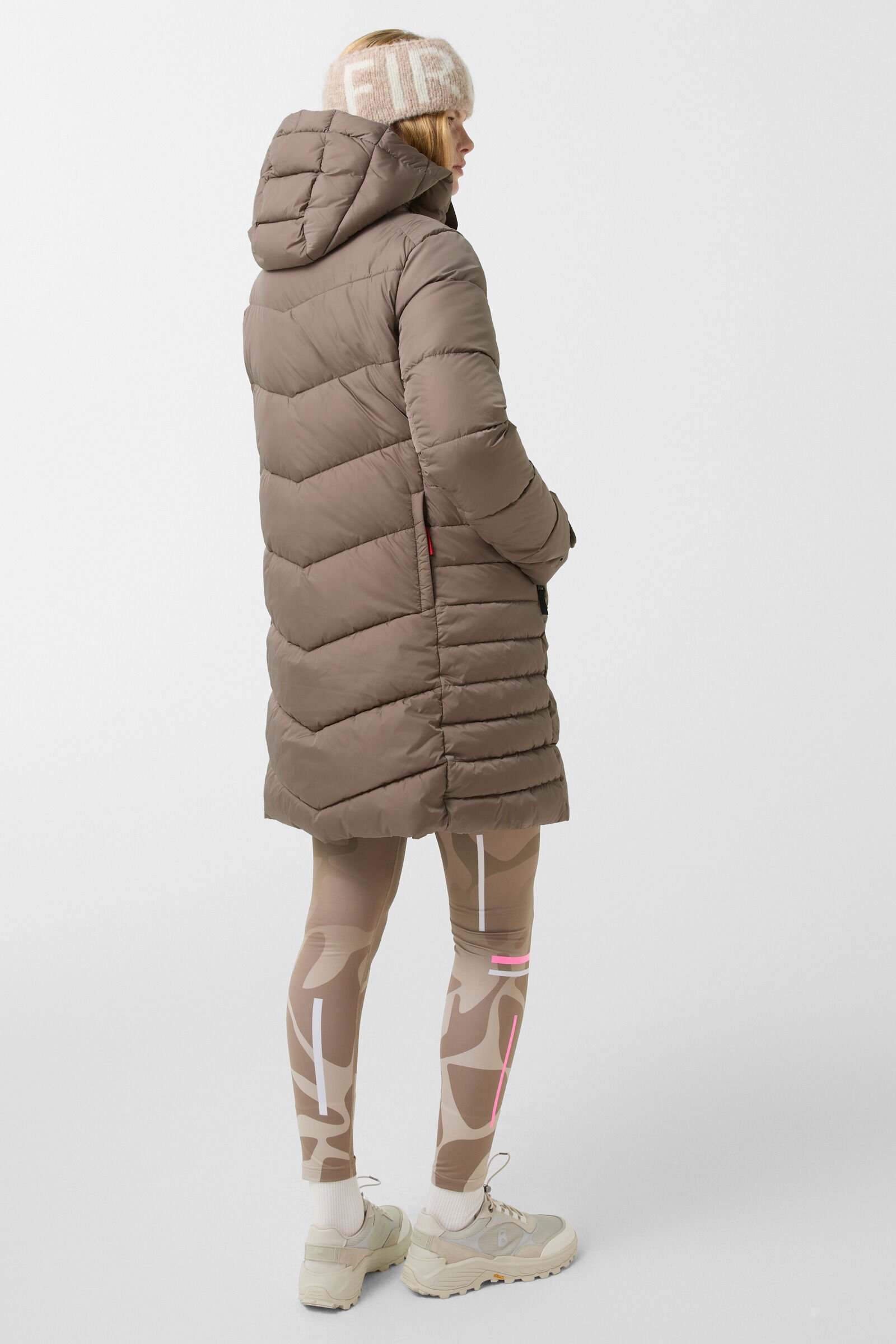 Aenny quilted coat Caramel