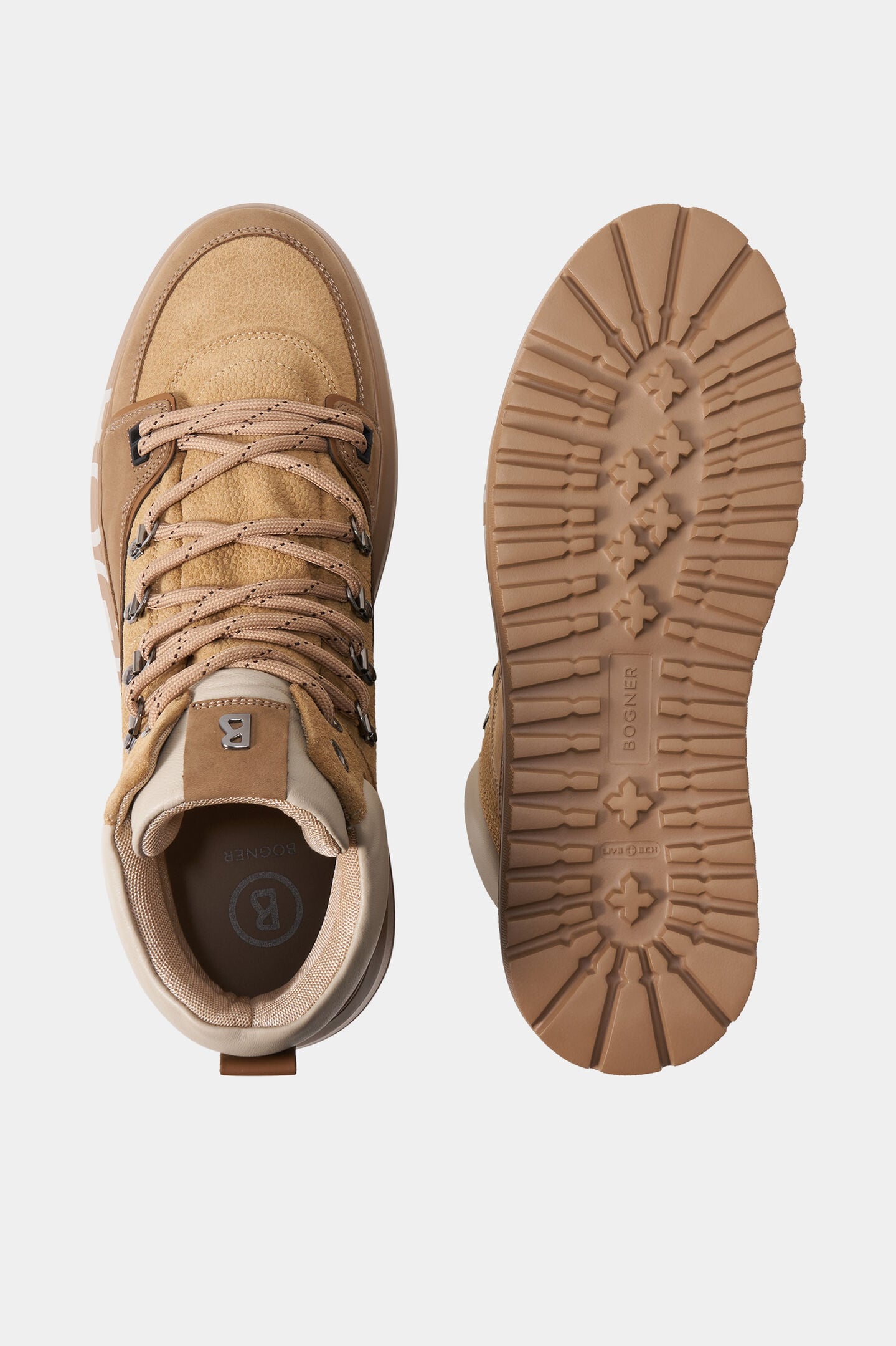 Antwerp high-top sneakers Brown/Camel