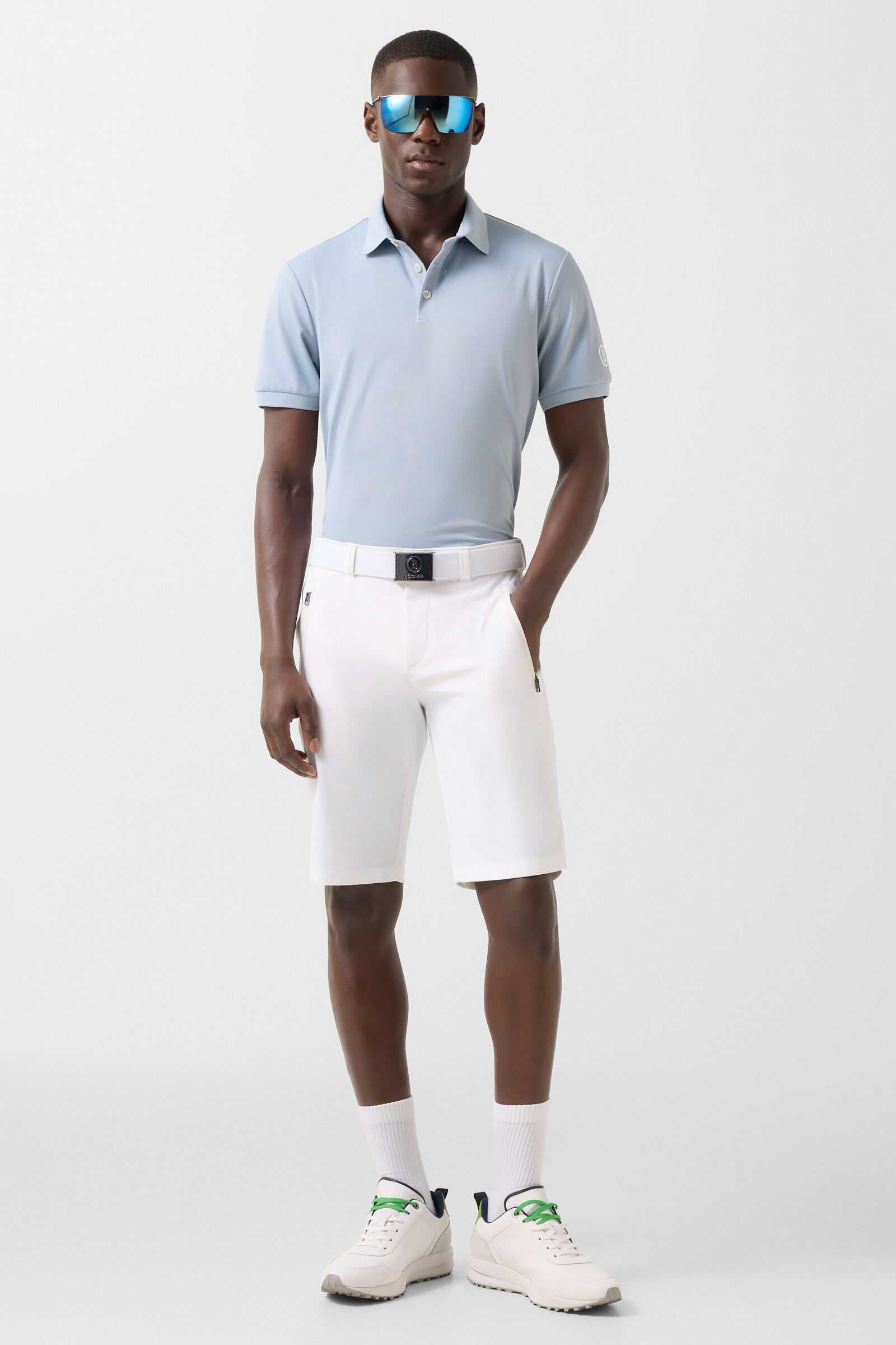 Daniel functional short-sleeved top Misty blue