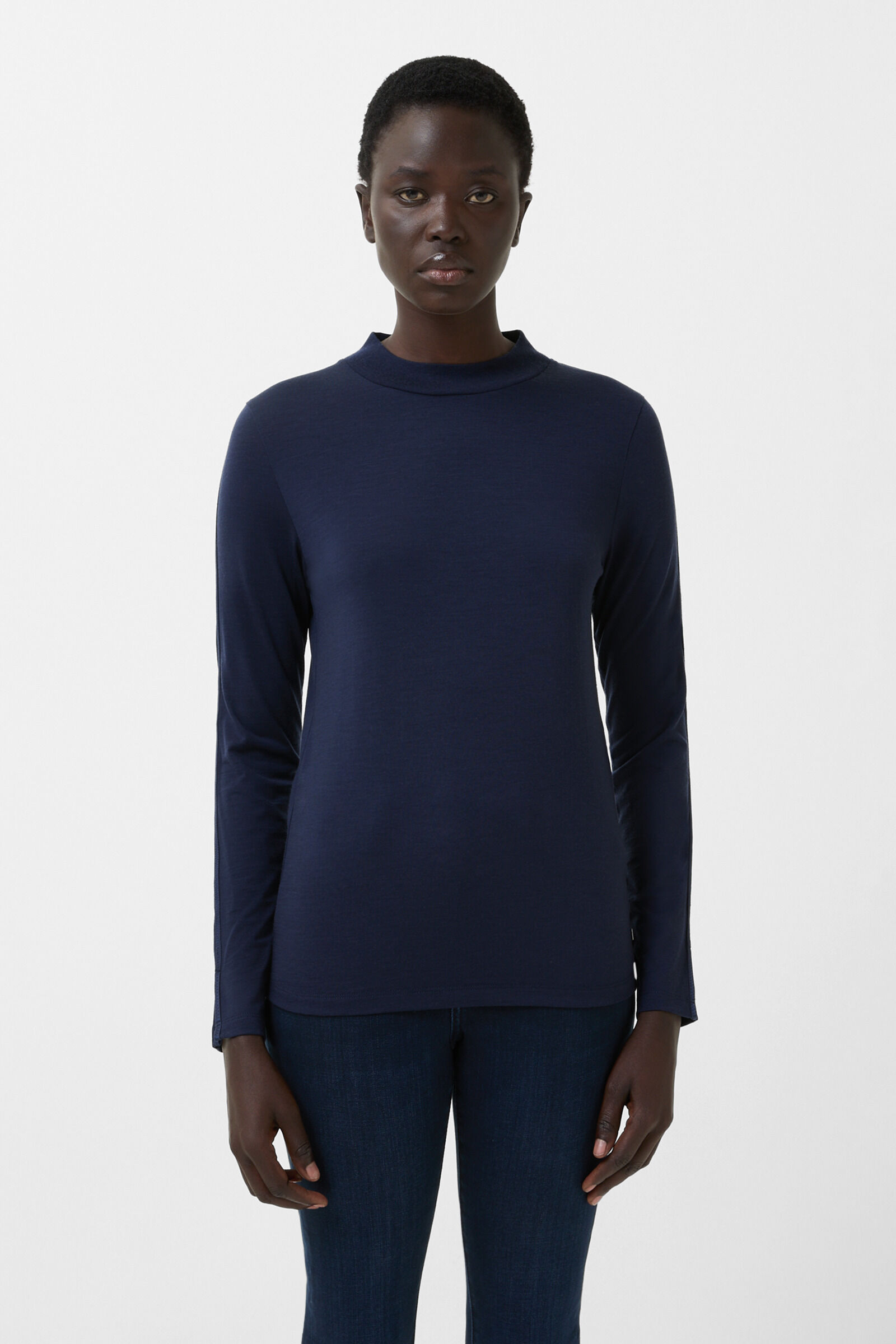 Longsleeve Whitney Navy-Blau