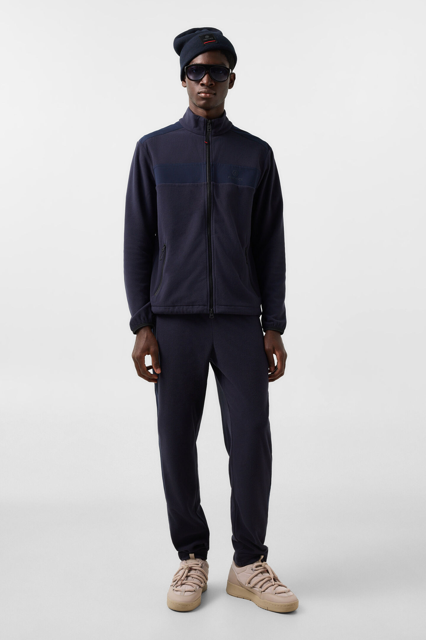 Josh mid-layer fleece jacket Navy