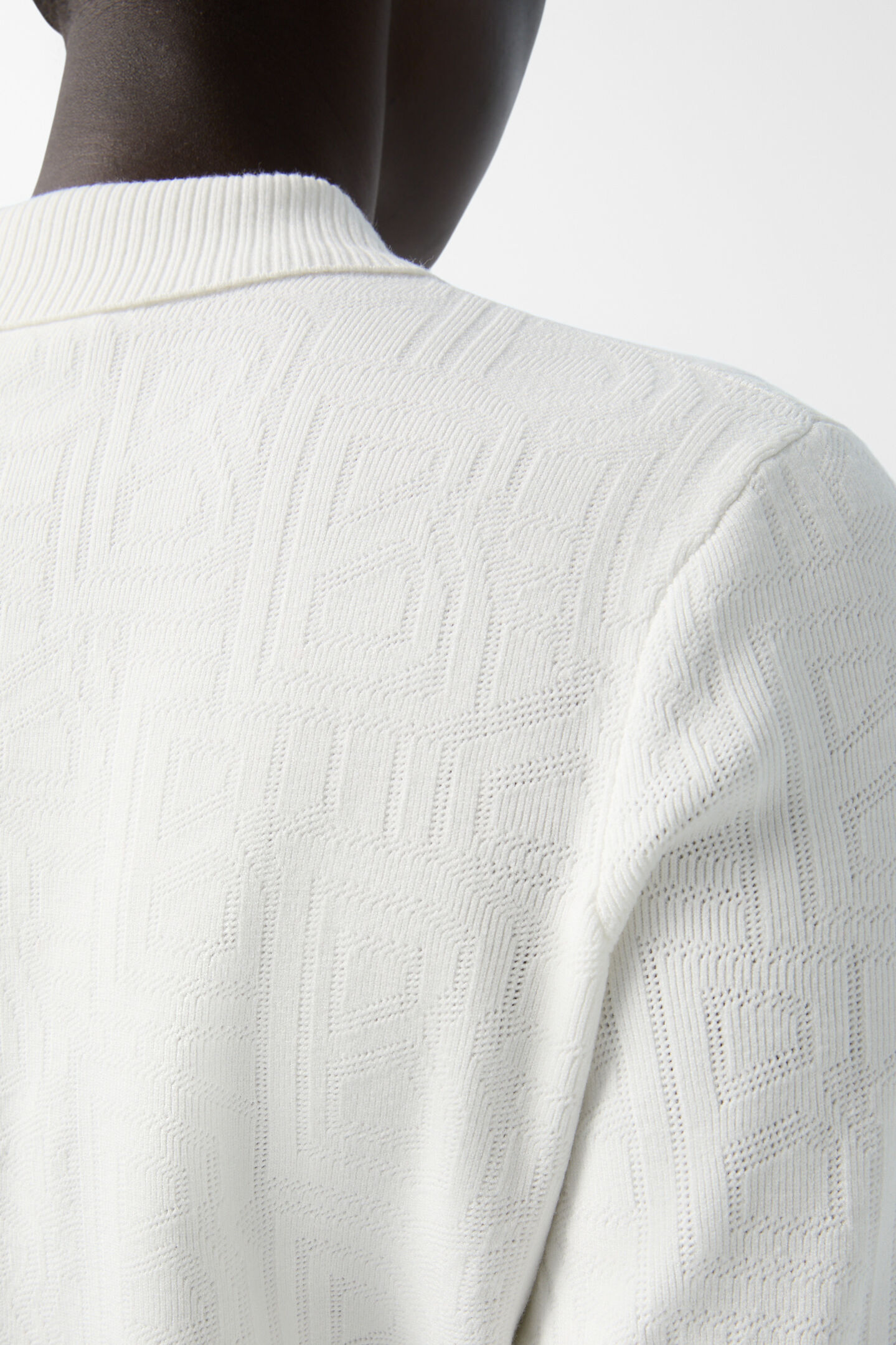 Maia knitted polo shirt Off-white