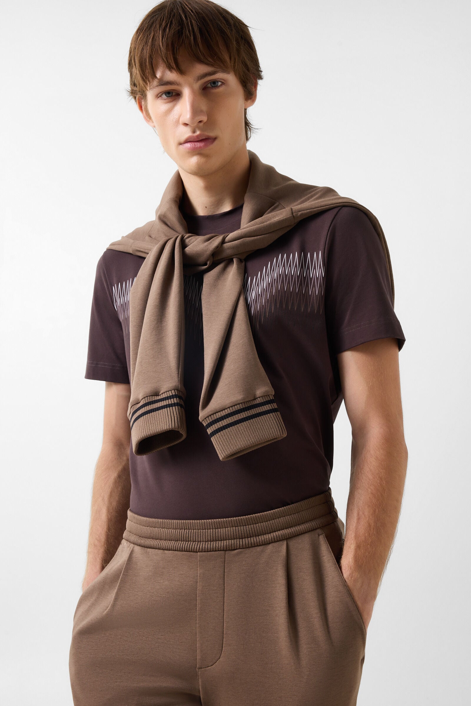 Fred jersey trousers Brown