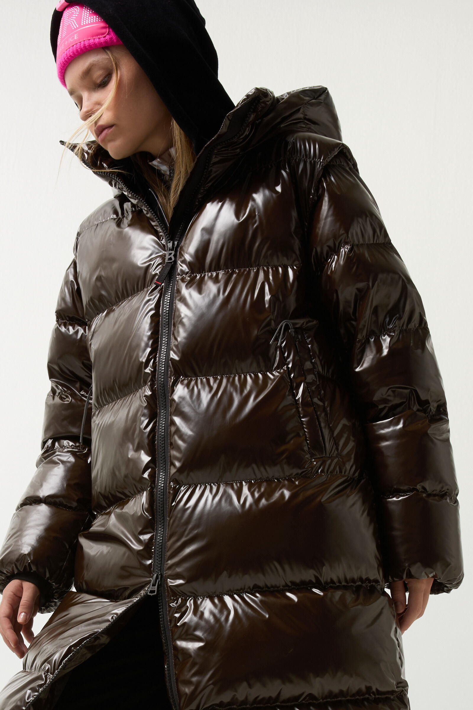 2-in1-Daunenmantel Asta Chocolate