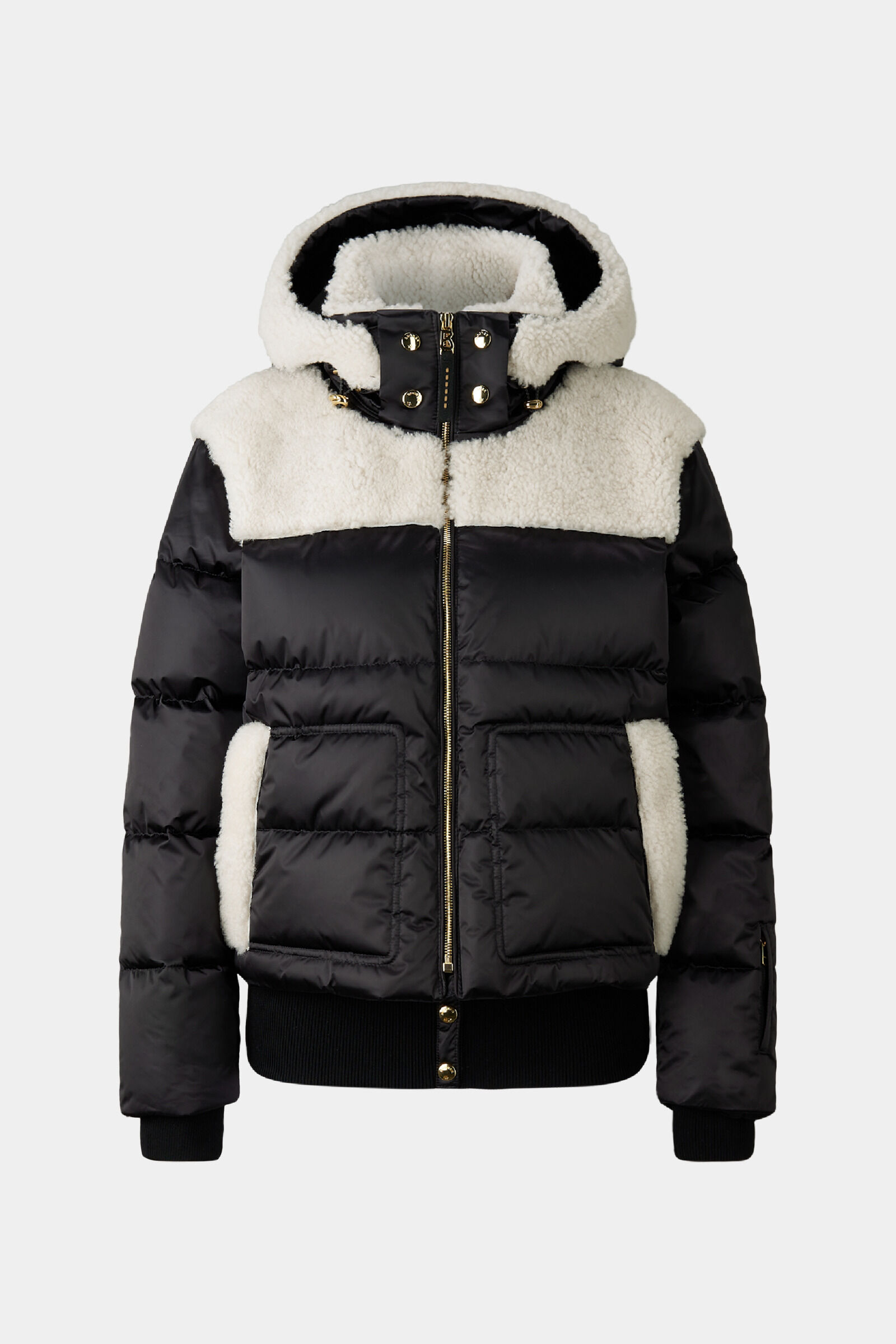 Bogner black and white ski jacket hot sale