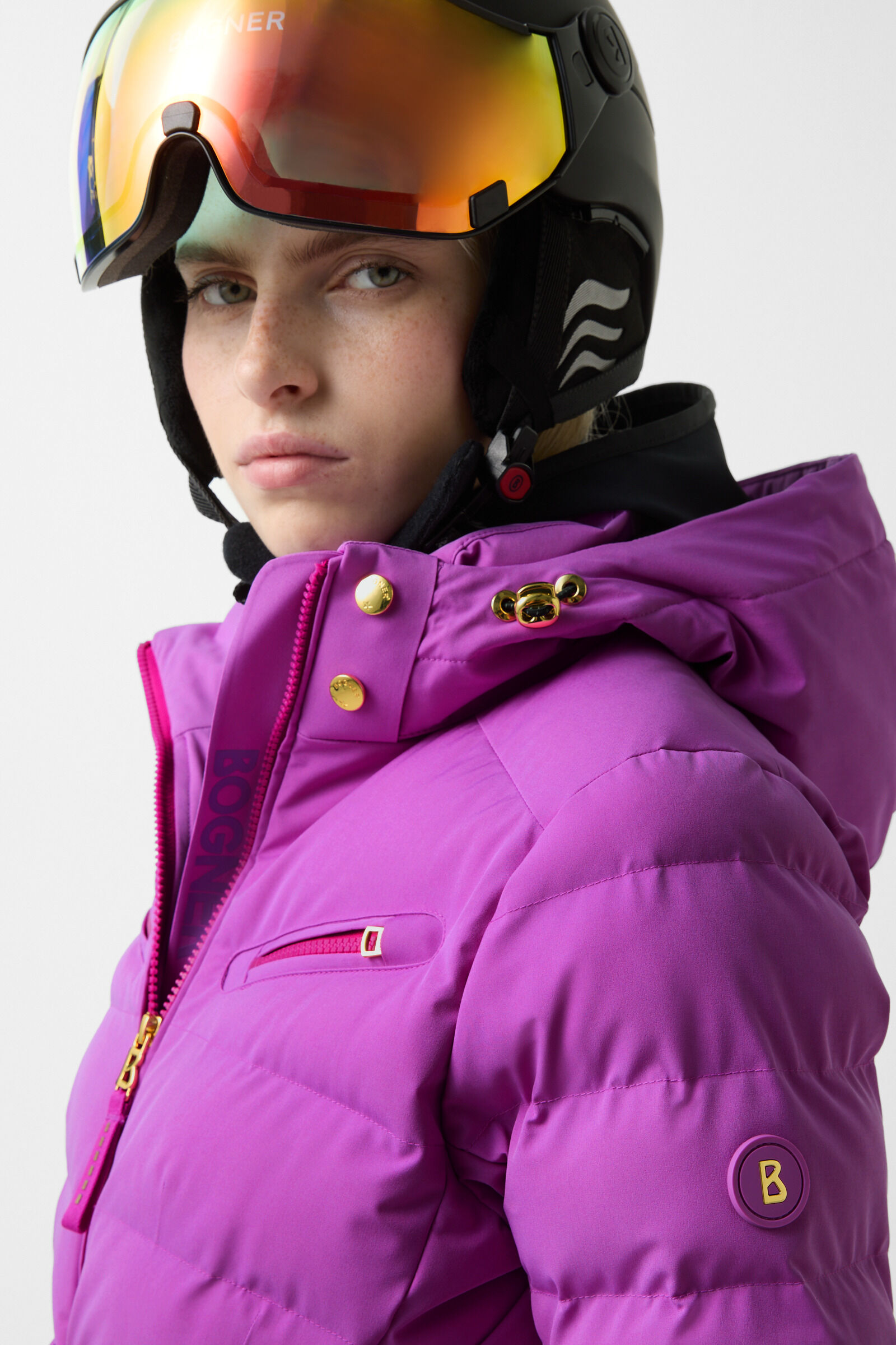 Ellya quilted jacket Violet