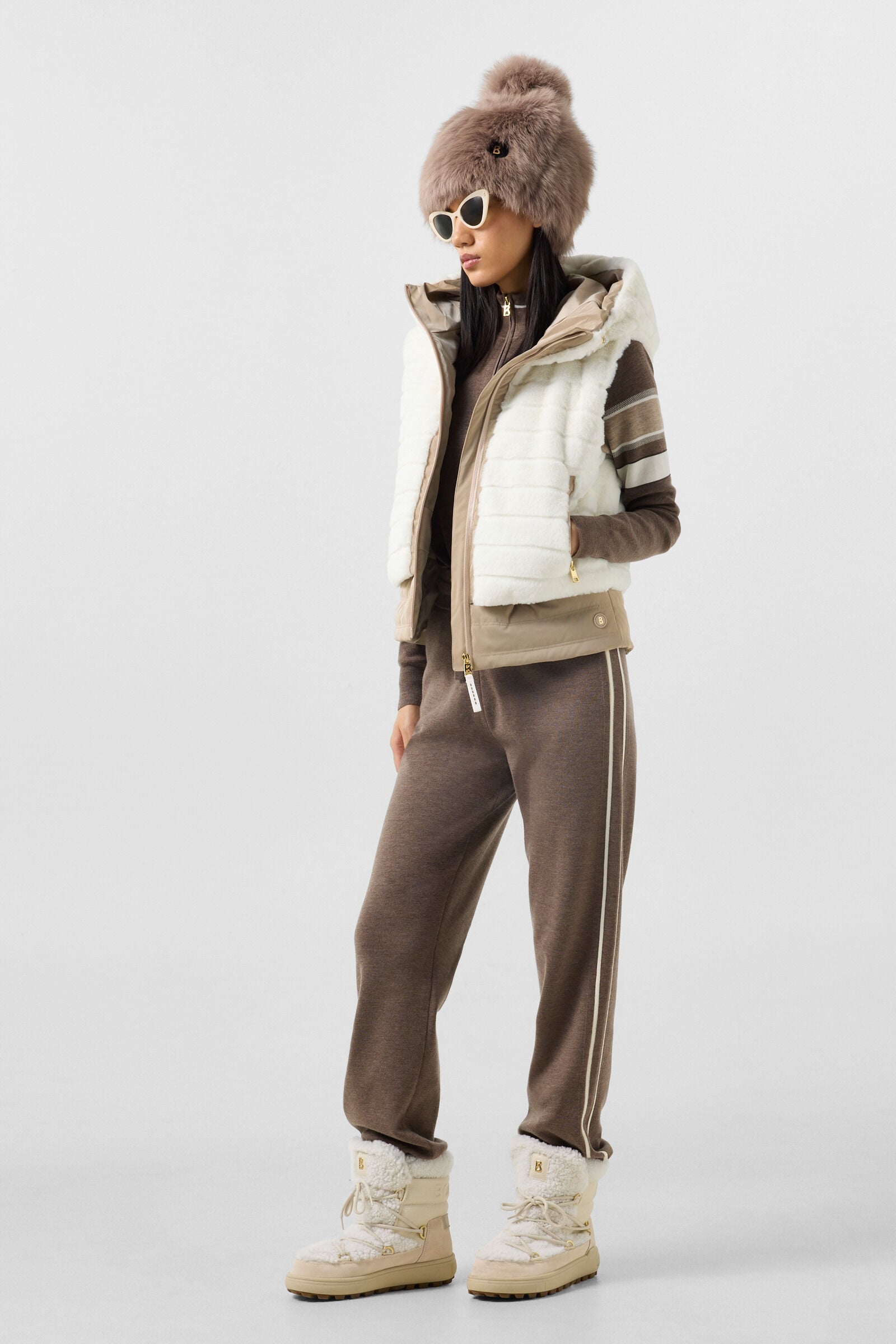 Strick-Hose Calotta Hazel