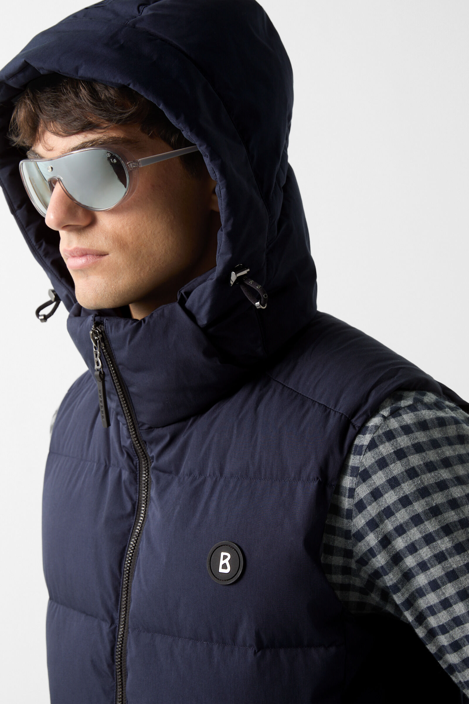 Jimmy down waistcoat Navy blue