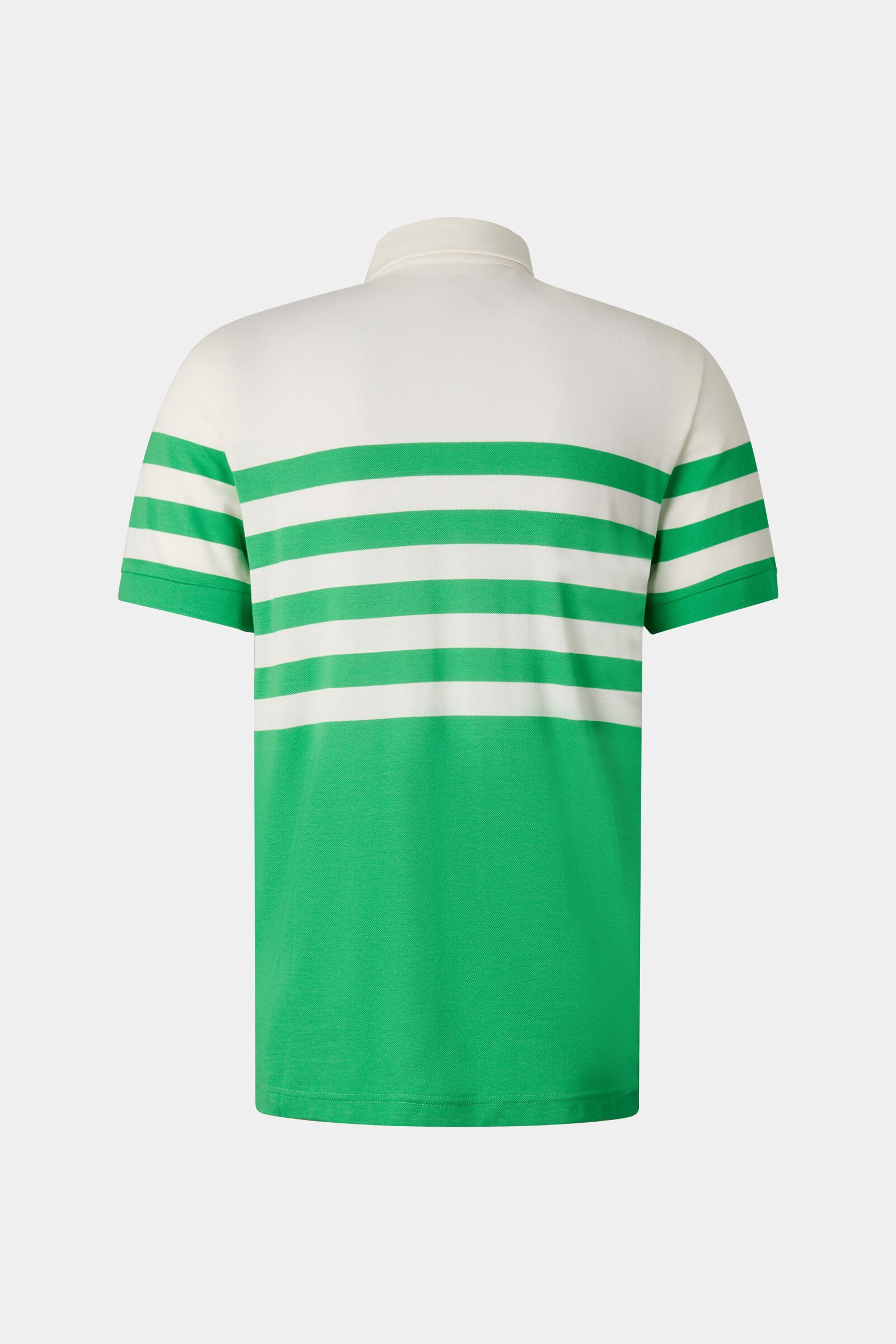 Funktions-Polo-Shirt Antonio Gr&uuml;n/Off-White