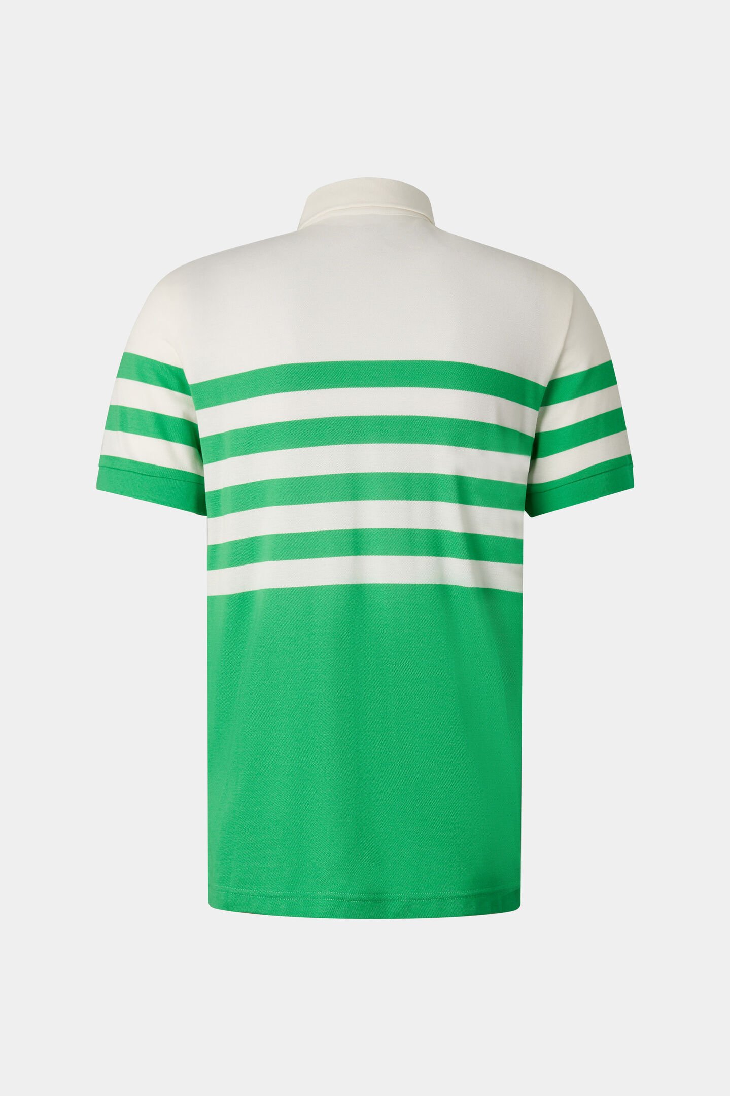 Funktions-Polo-Shirt Antonio Gr&uuml;n/Off-White