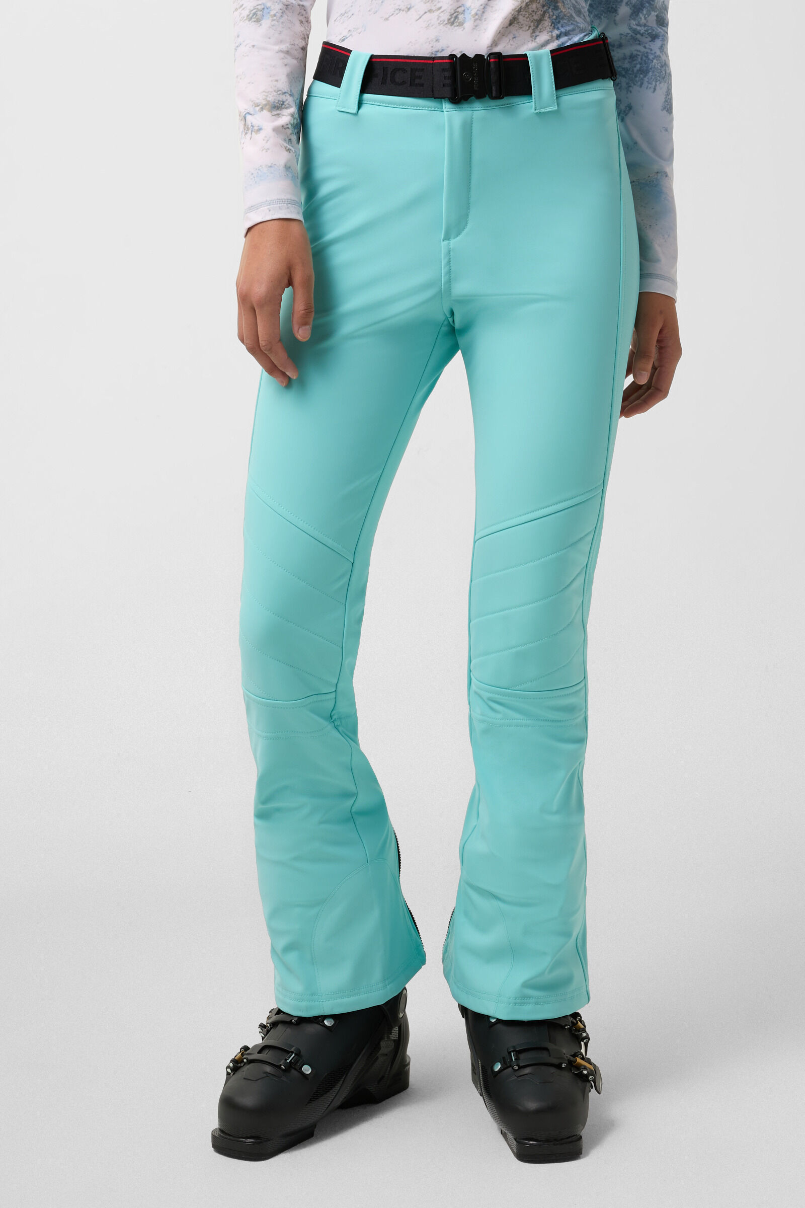 Zula softshell ski trousers Ice blue