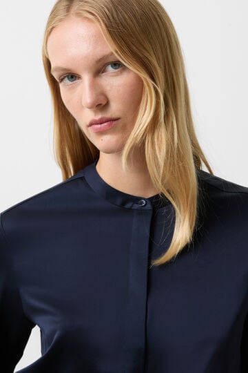 Gerrit satin blouse Navy blue Gerrit satin blouse Navy blue