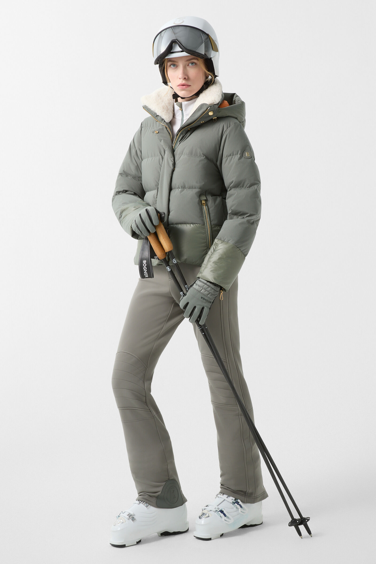 First Layer Julina Off-white/orange/khaki