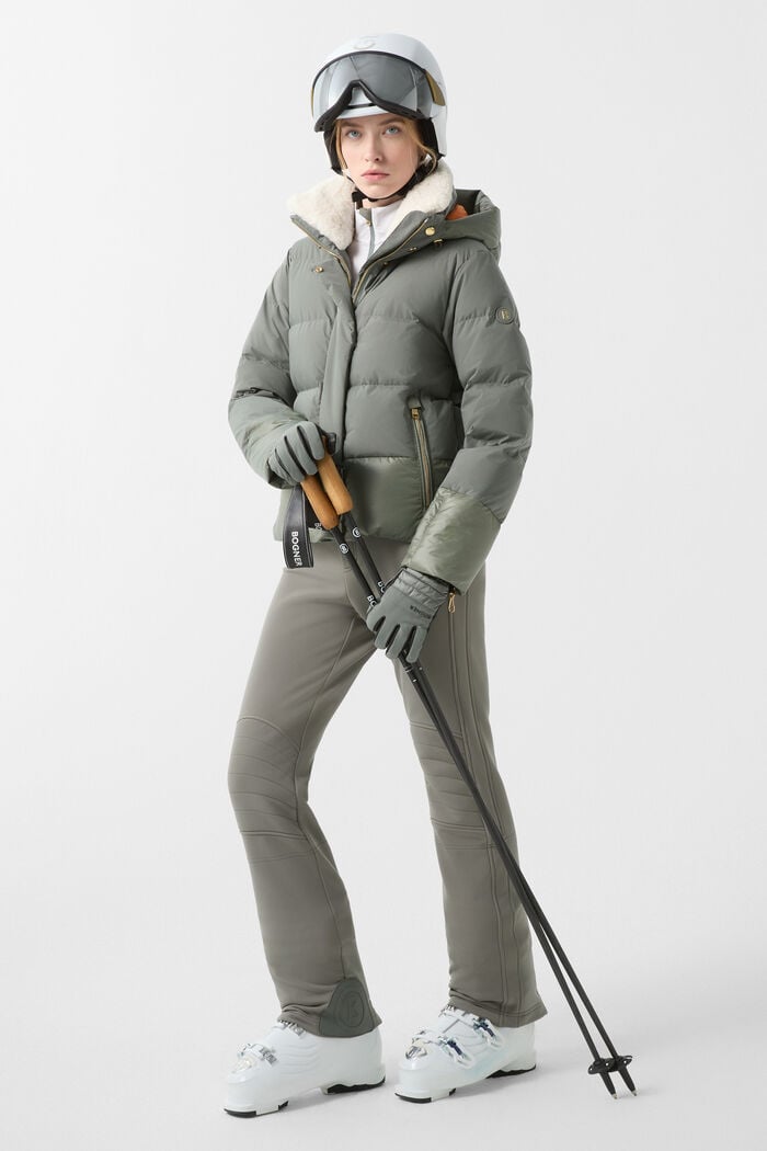 Première couche Julina Blanc cassé/orange/kaki Première couche Julina Blanc cassé/orange/kaki