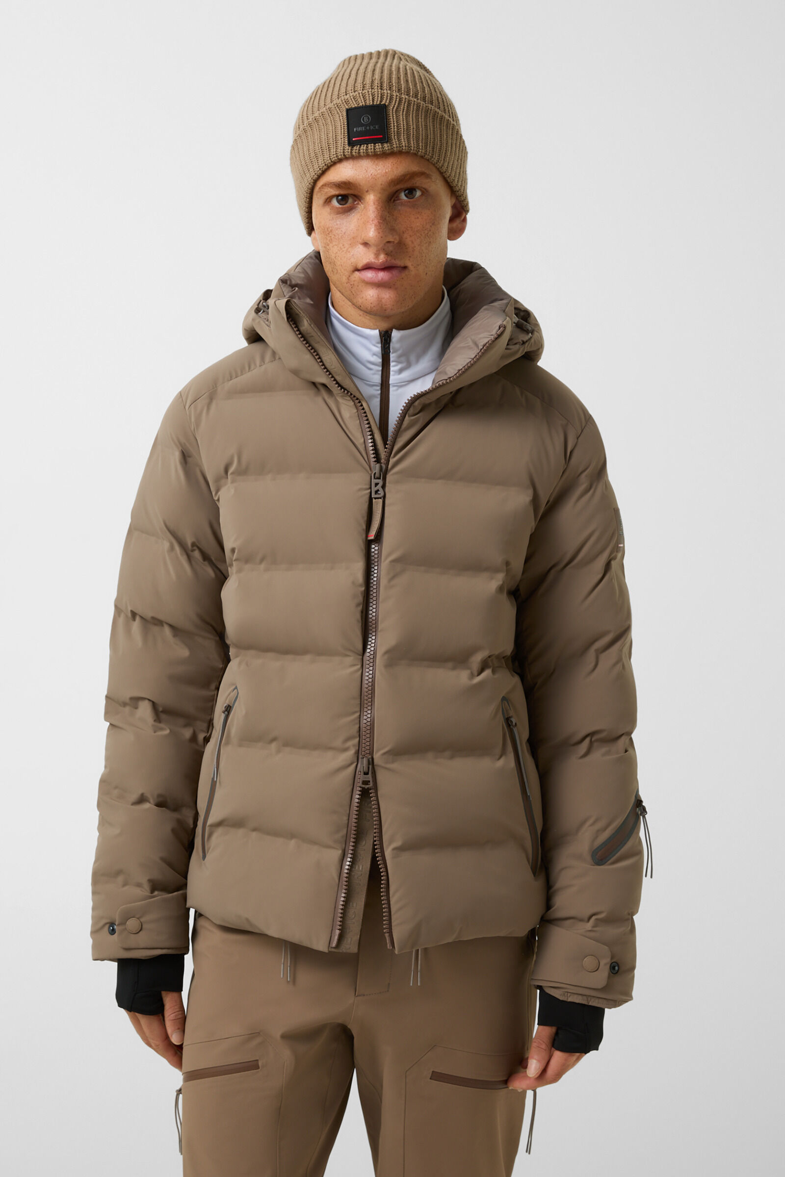 Tec-Luka ski jacket Caramel