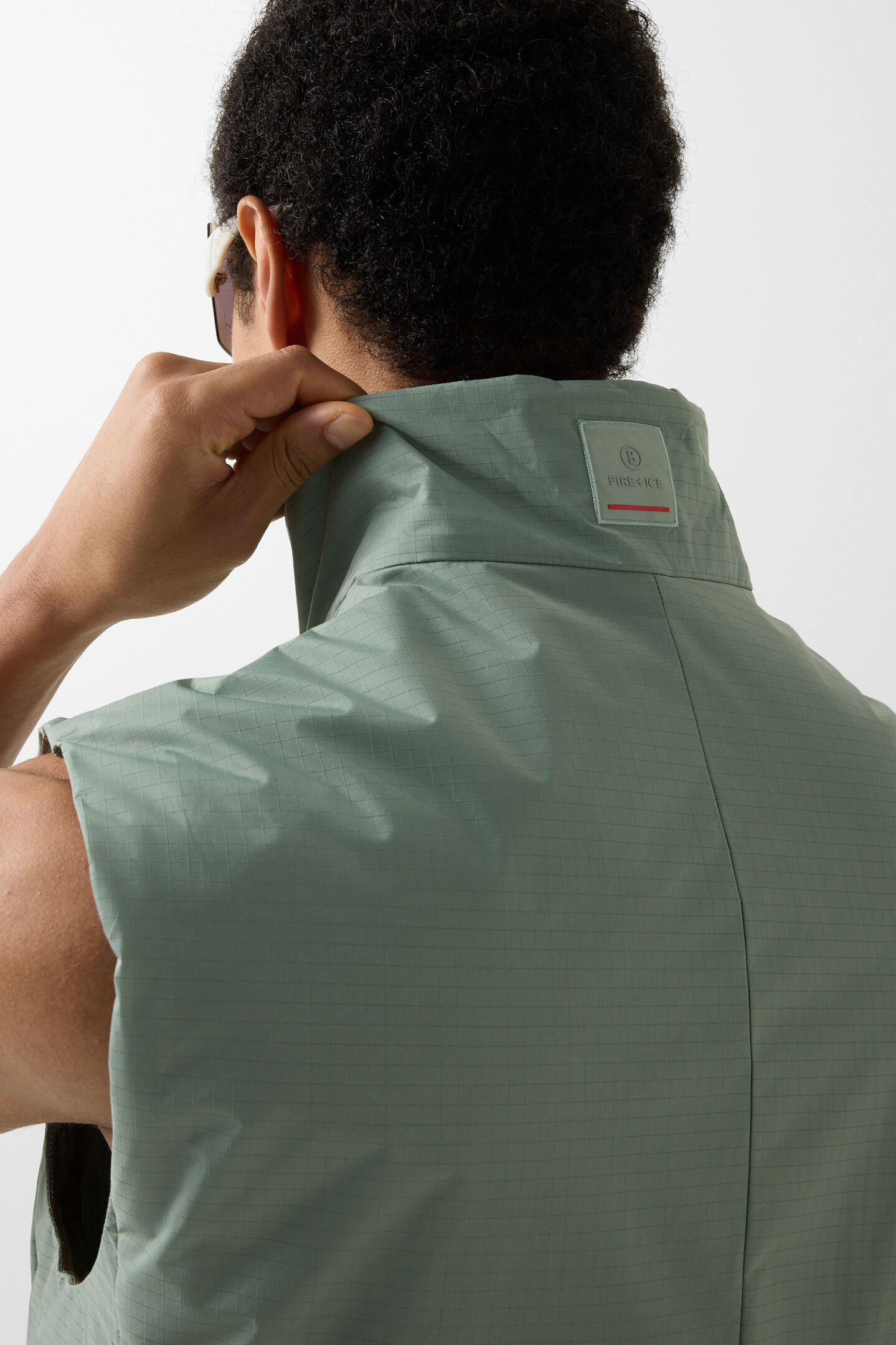 Jared lightweight waistcoat Eucalyptus