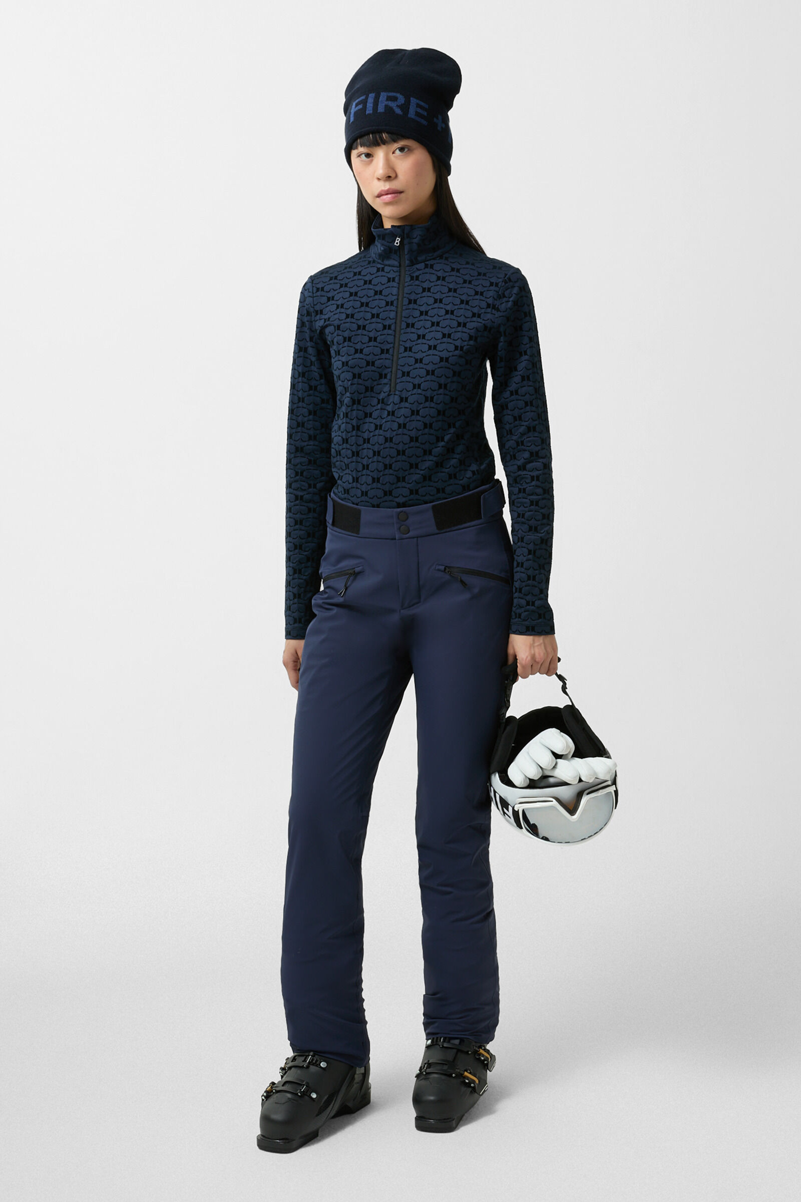 Pantalon de ski Nessa Bleu fonc&eacute;