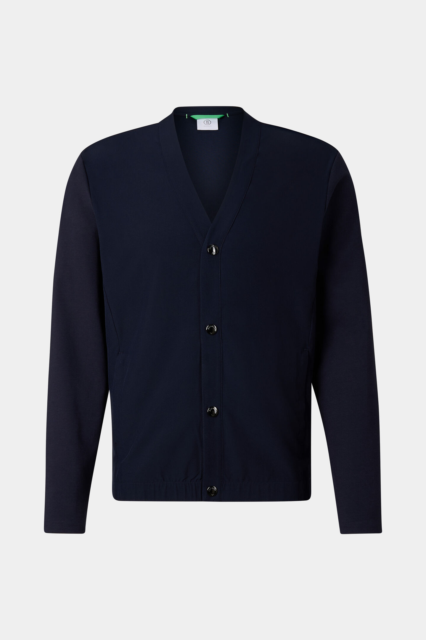 Sweat-Cardigan Dario Navy-Blau