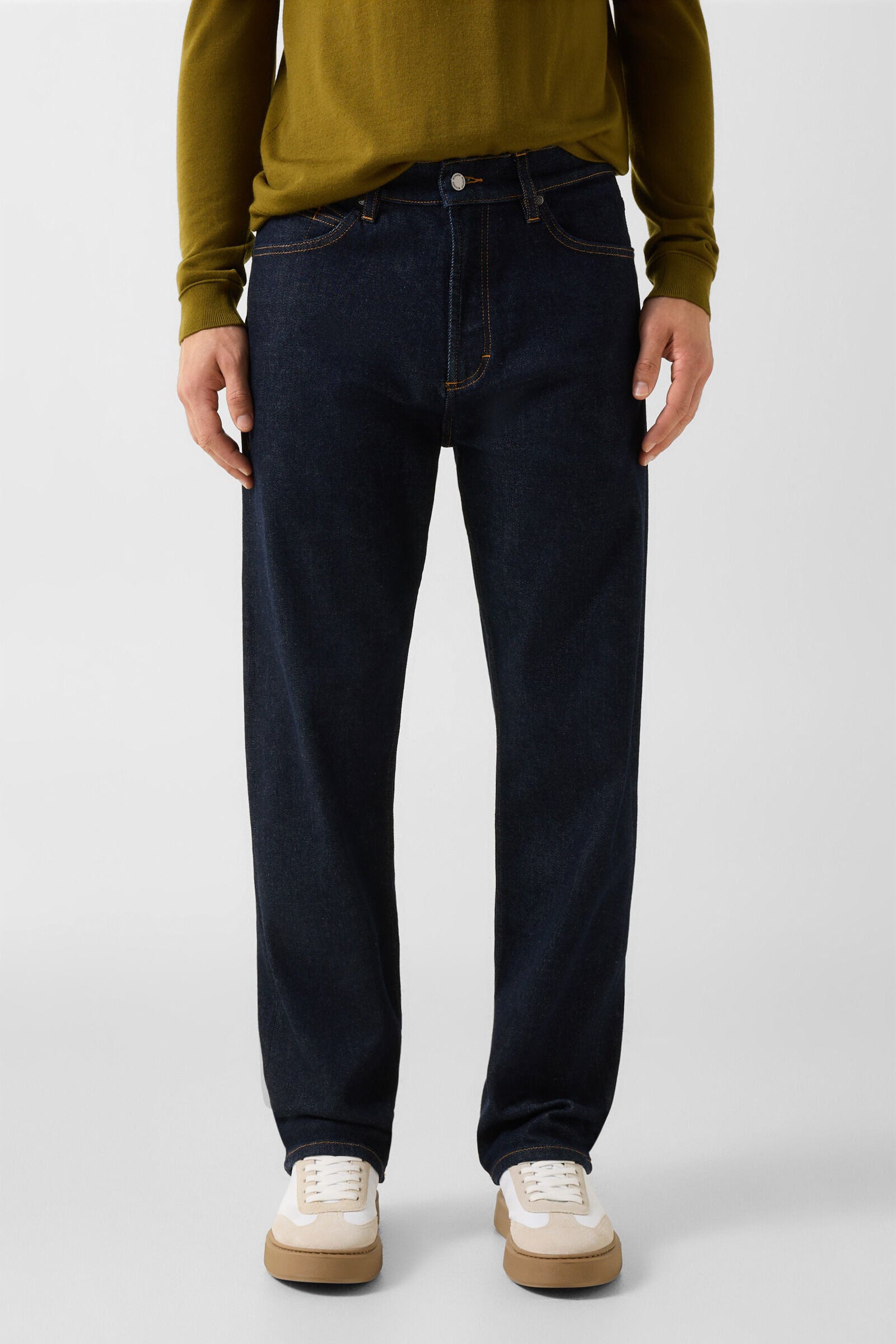 Travis Straight-Fit Jeans Dark Denim Blue