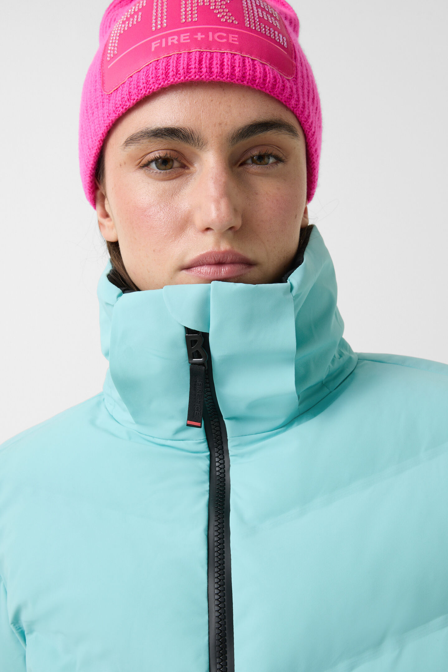 Tech-Sael quilted jacket Ice blue