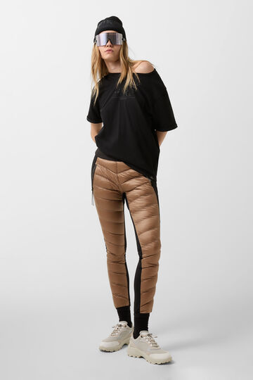 Pantalon en duvet Cora Caramel/noir Pantalon en duvet Cora Caramel/noir