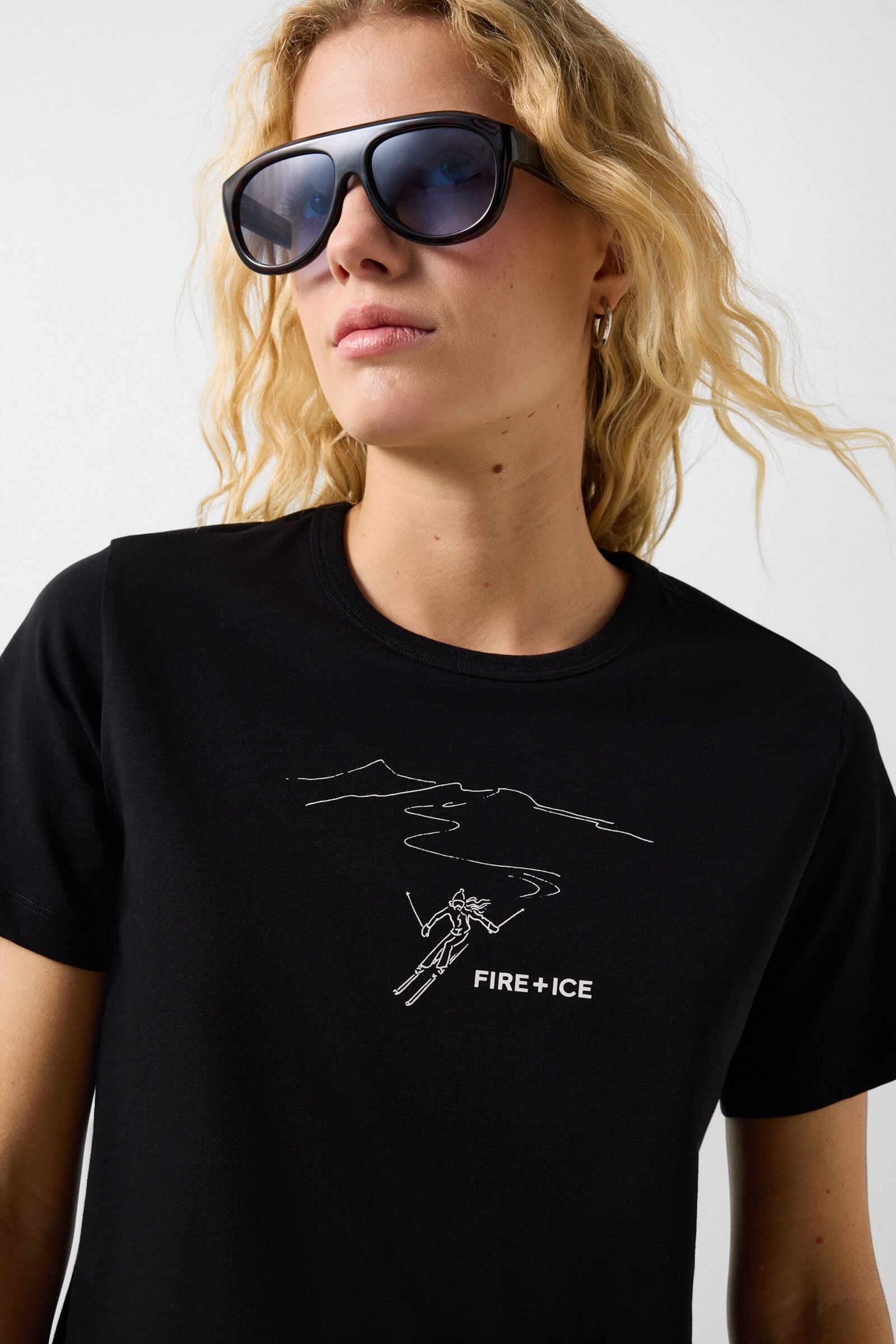 Zyssa Cotton T-shirt Black