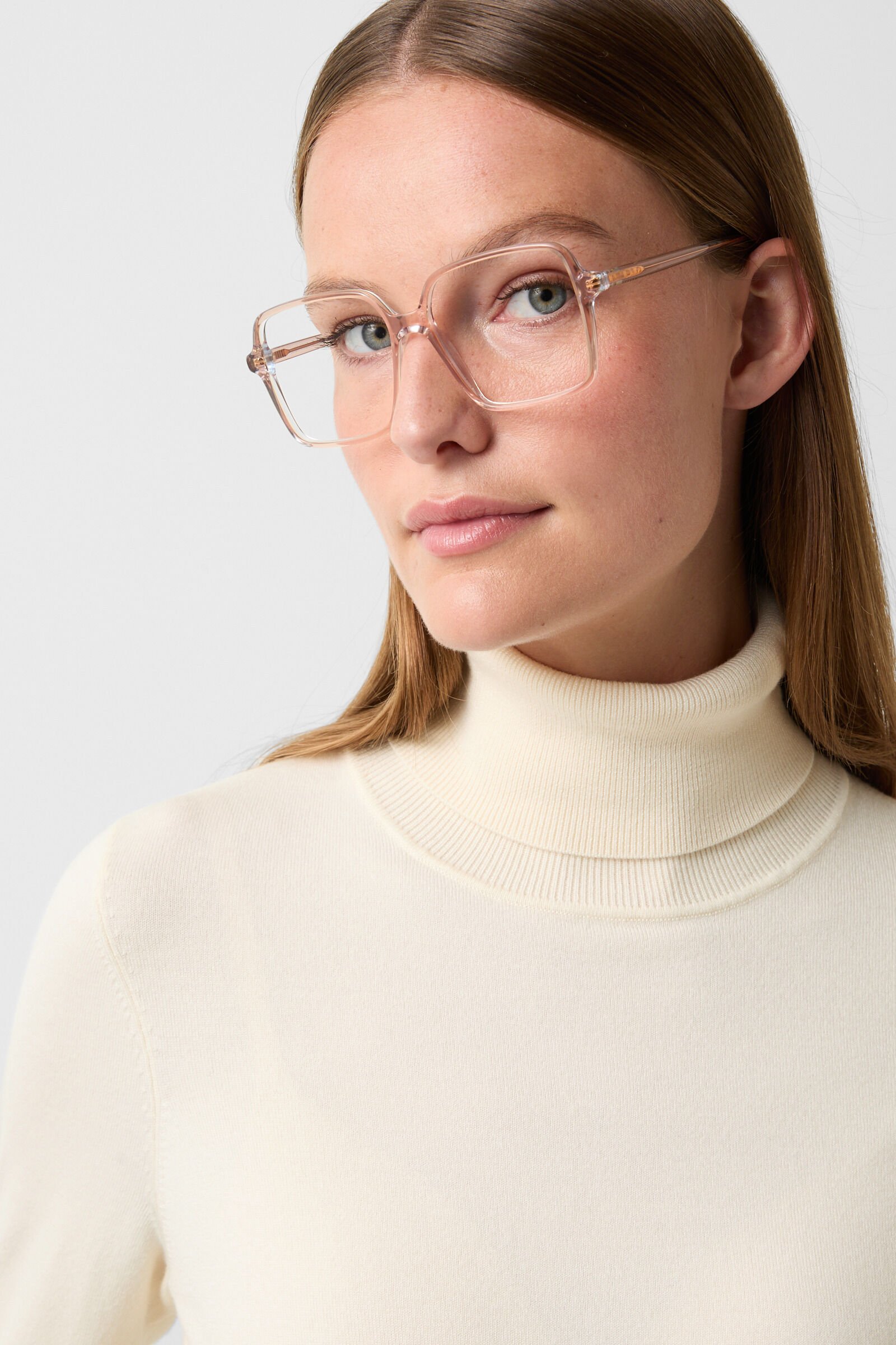 Vinny turtleneck jumper Cream