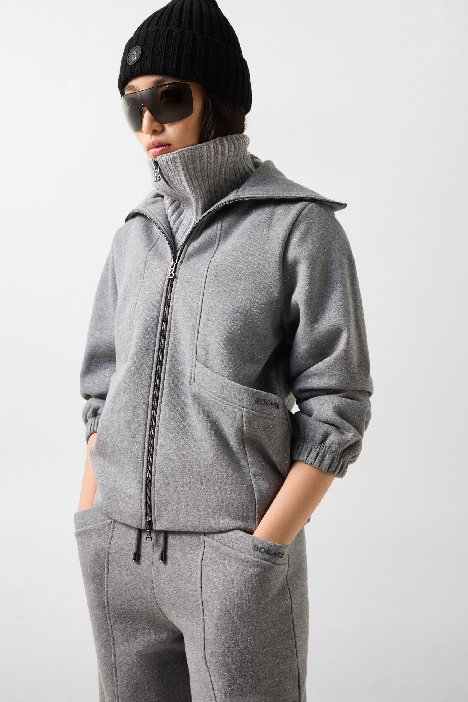 Tasha Jersey Jacket Grey