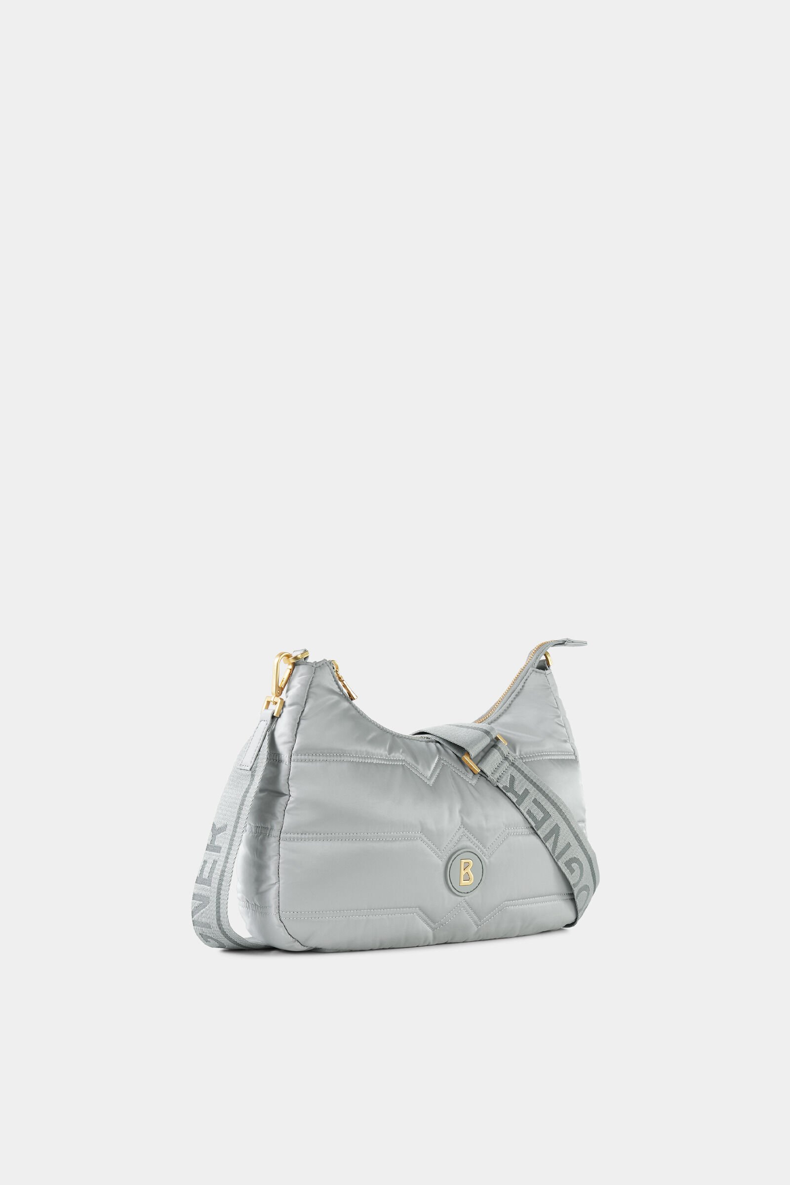 Schultertasche Wallis Tessuto Odette Grau