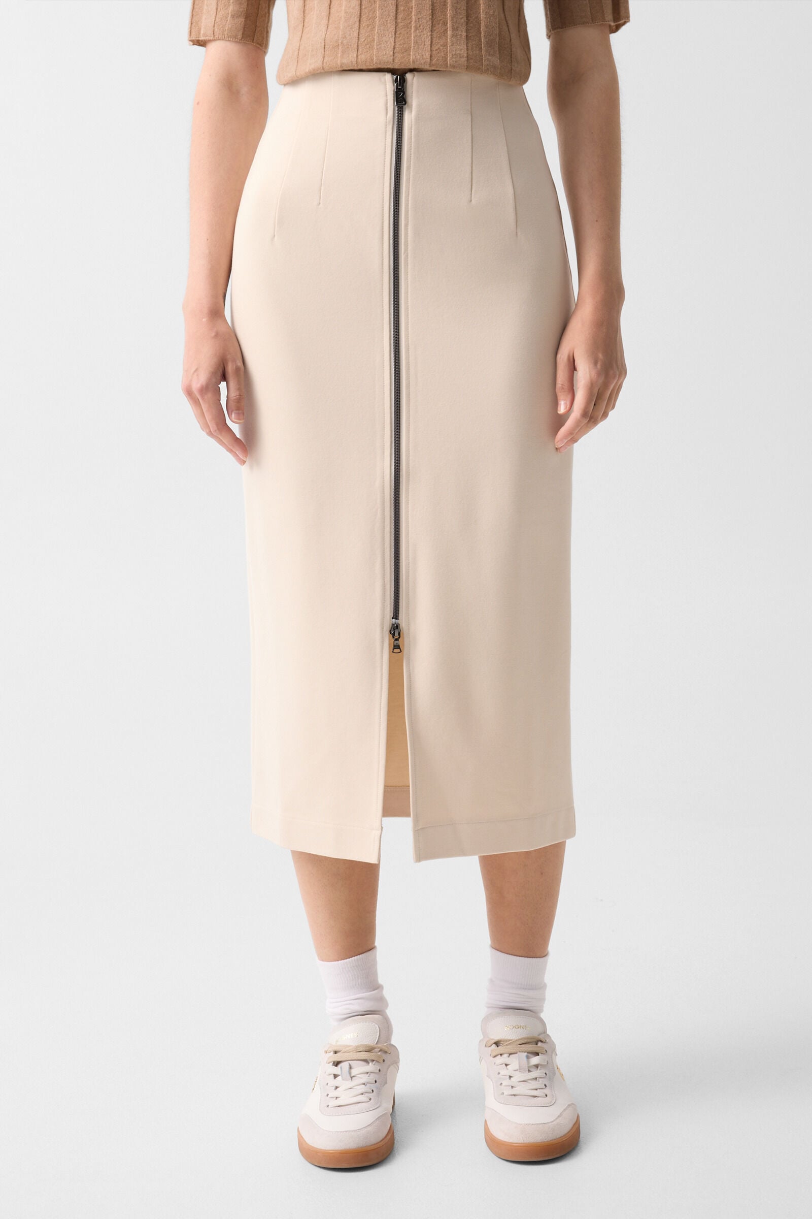 Lea sweat skirt Cream