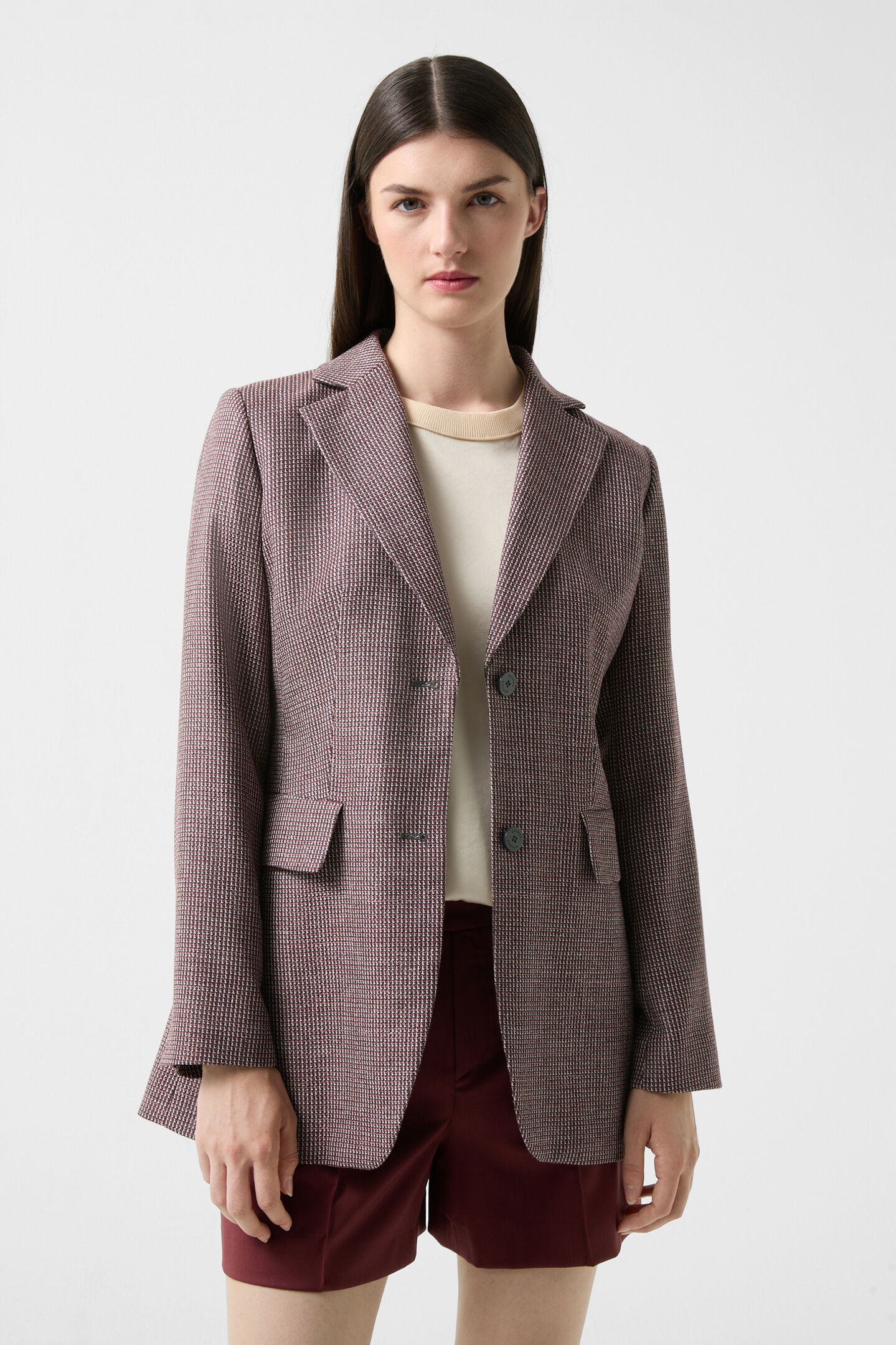 Blazer Amande Wine red/navy blue