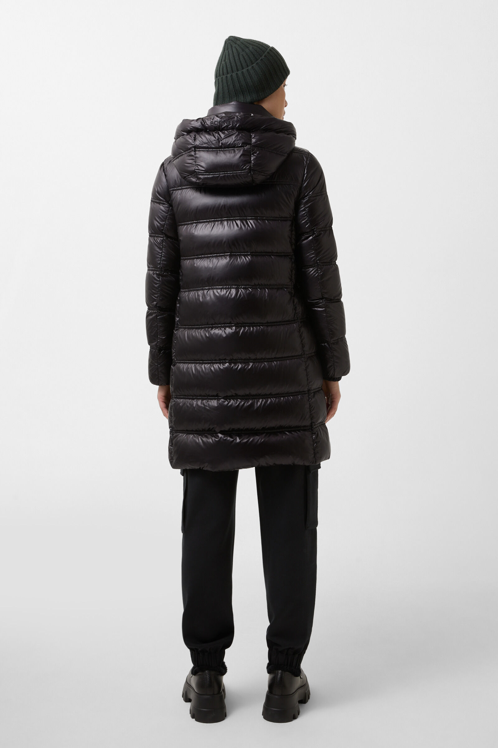 Manteau court en duvet Lynn Noir