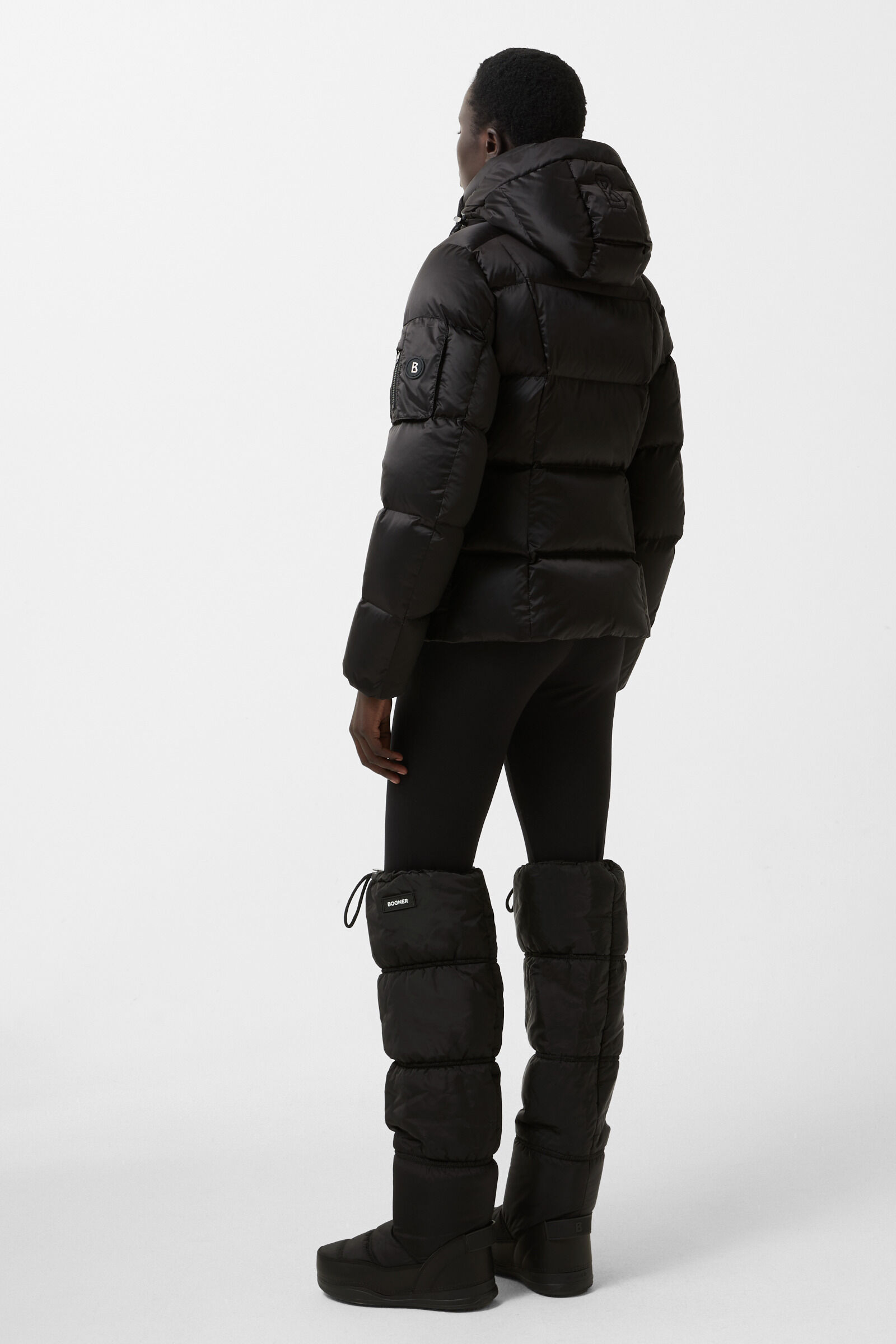 Feline down jacket Black