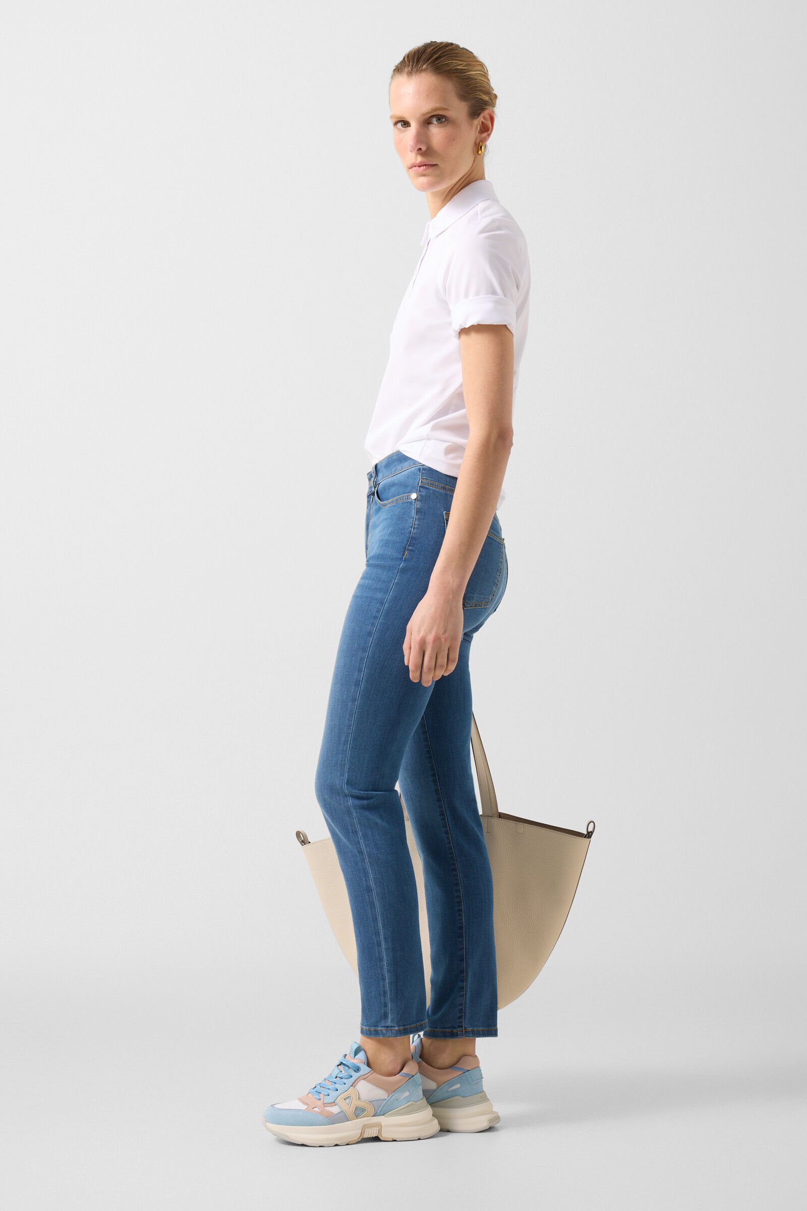 7/8 slim fit jeans Julie Denim Blue