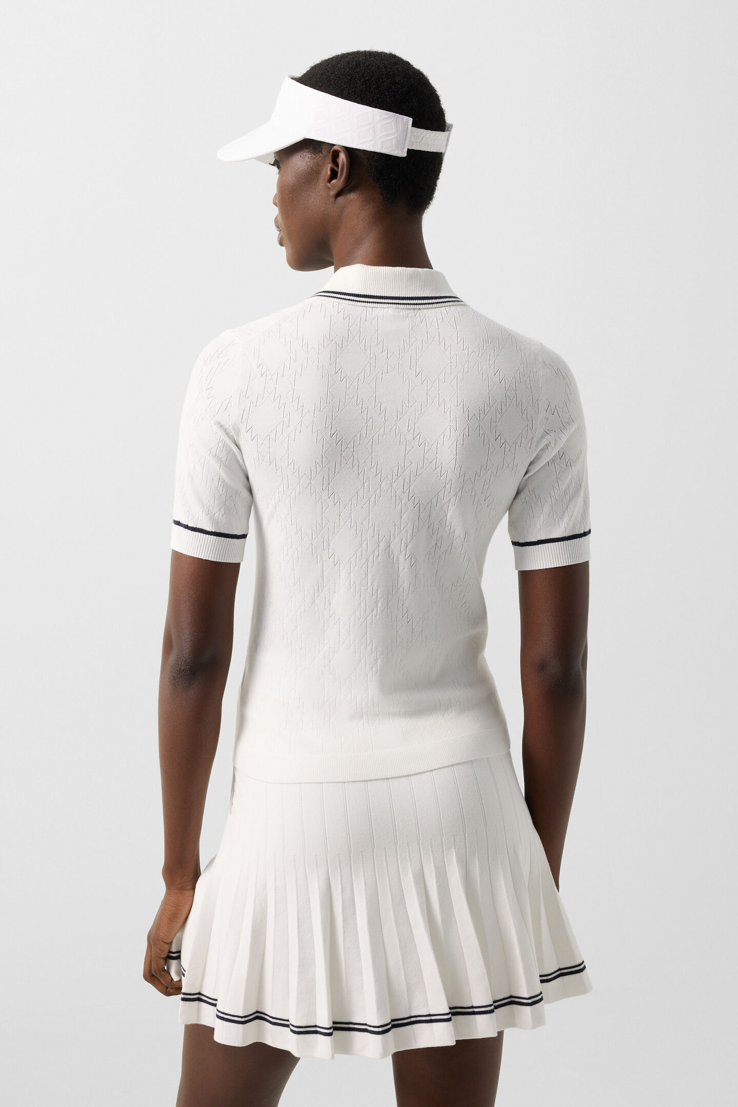 Mandy knitted polo shirt Off-White