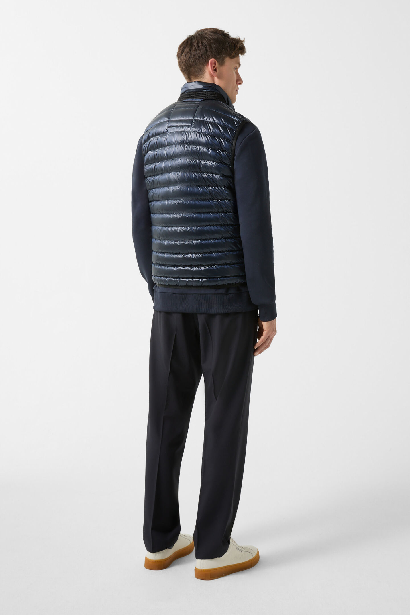 Lasse Lightweight down gilet Dark blue