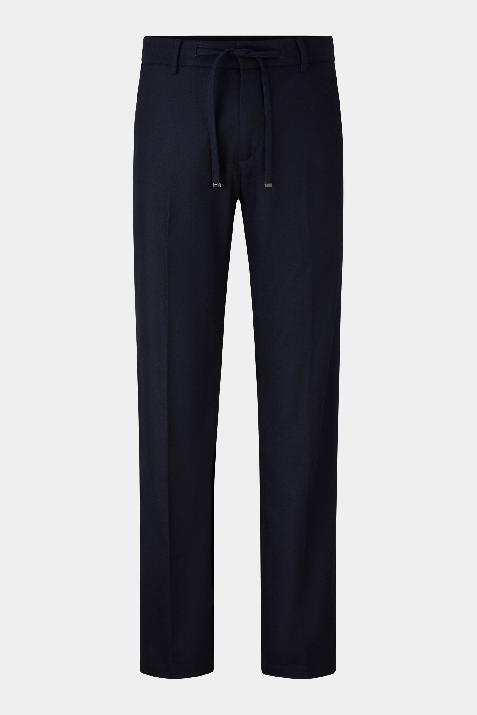 Flannel trousers Riley Business Navy blue