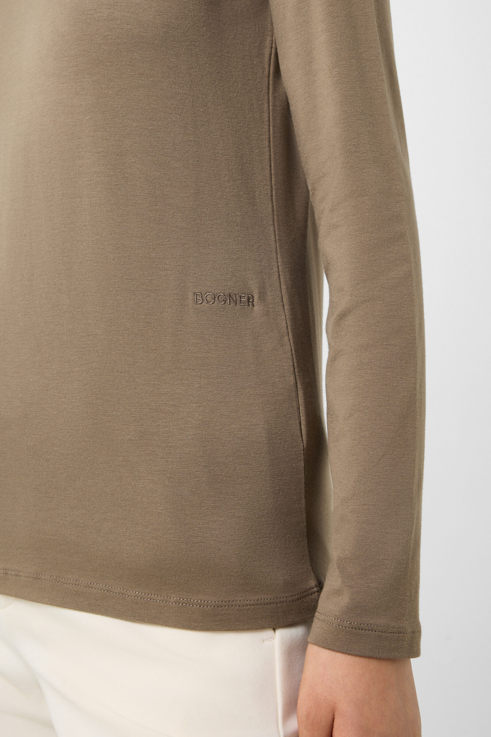 Longsleeve Alexi Graubraun