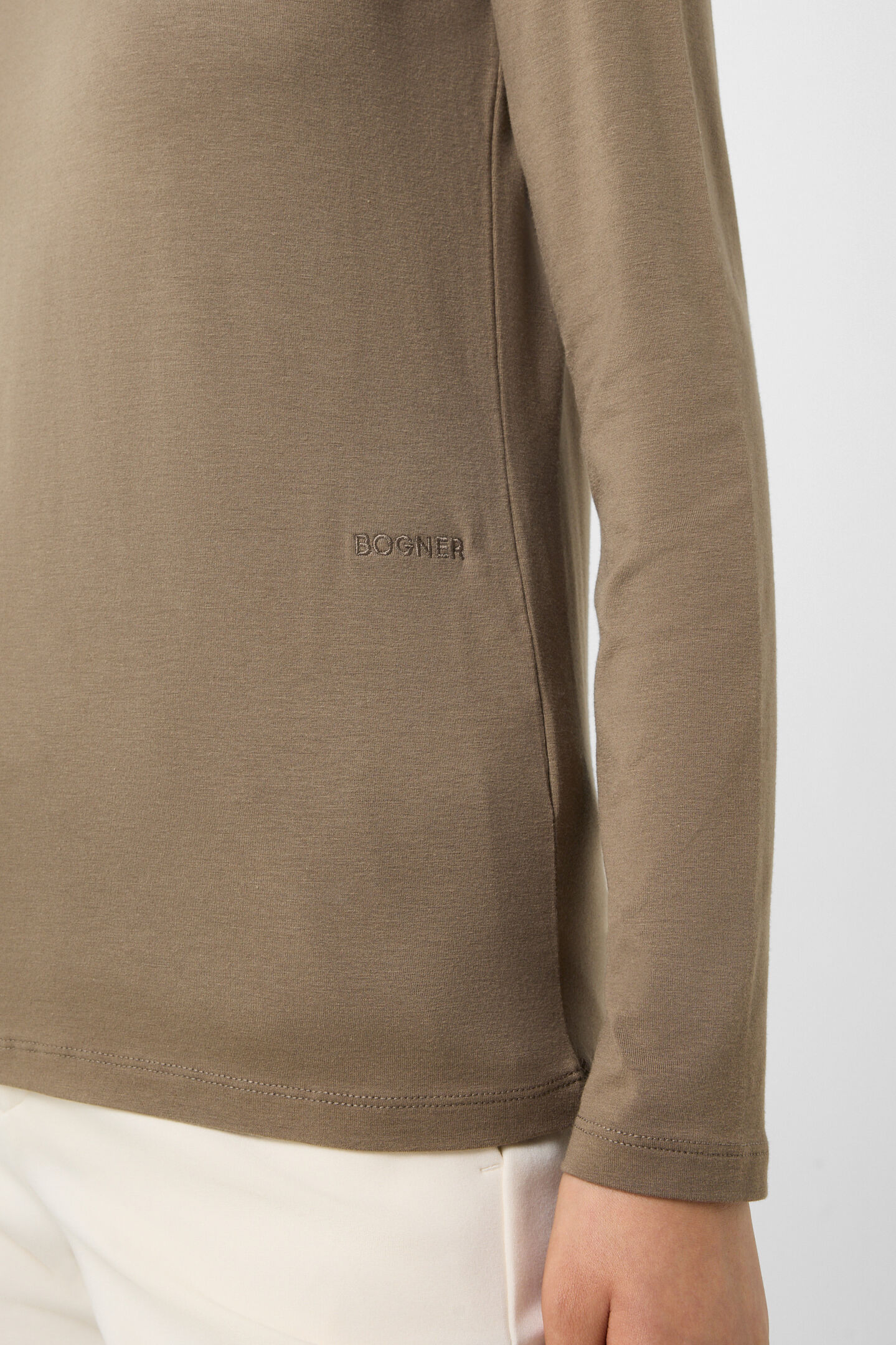 Longsleeve Alexi Graubraun