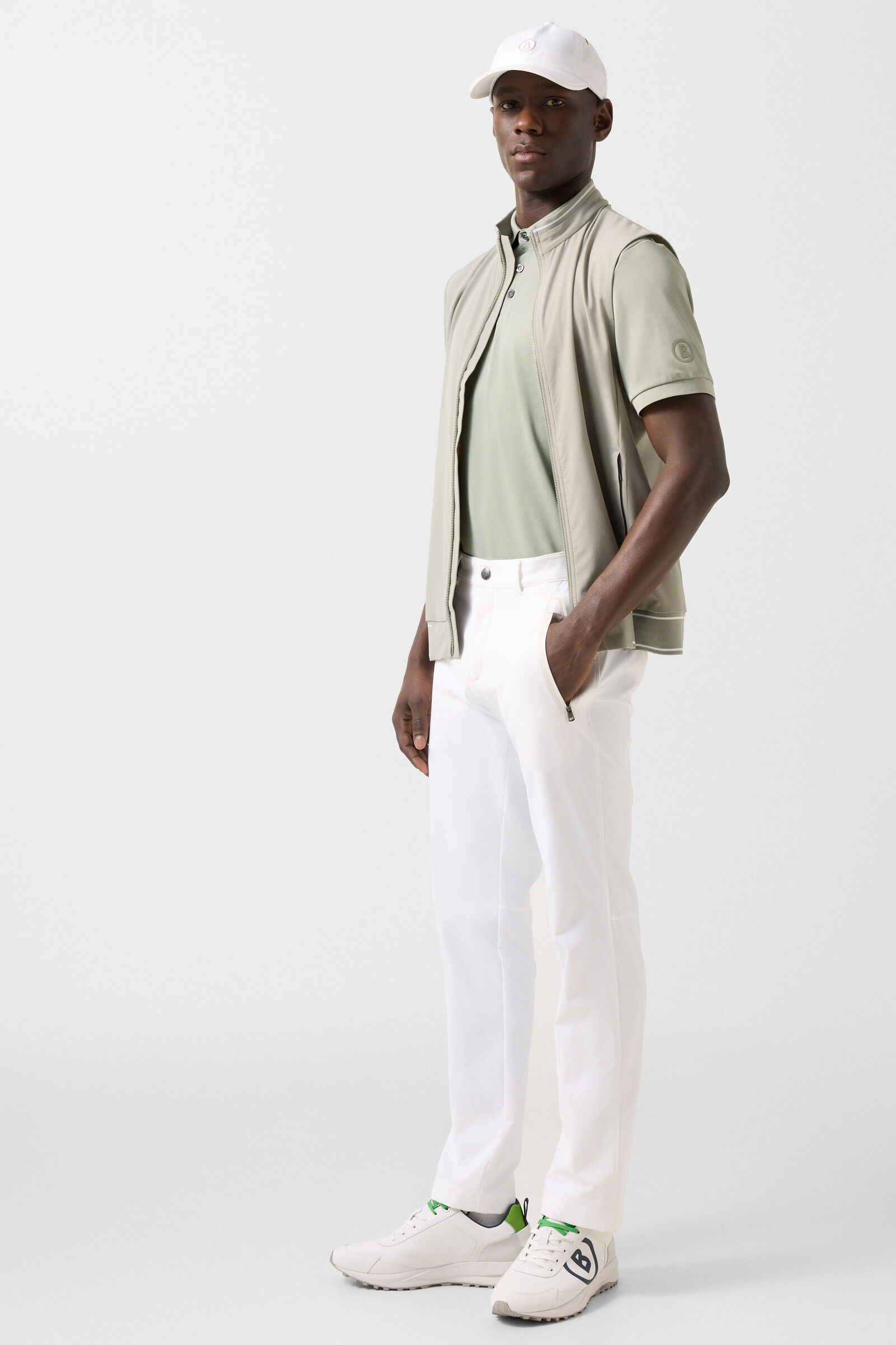 Funktions-Polo-Shirt Daniel Eukalyptus