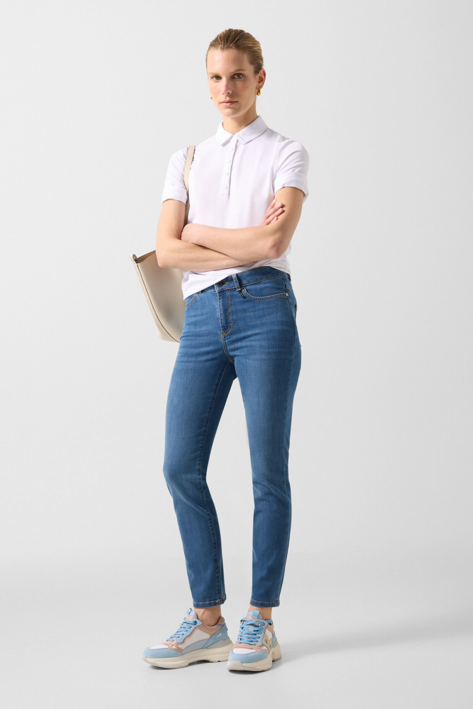 Polo-Shirt Tammy Wei&szlig;