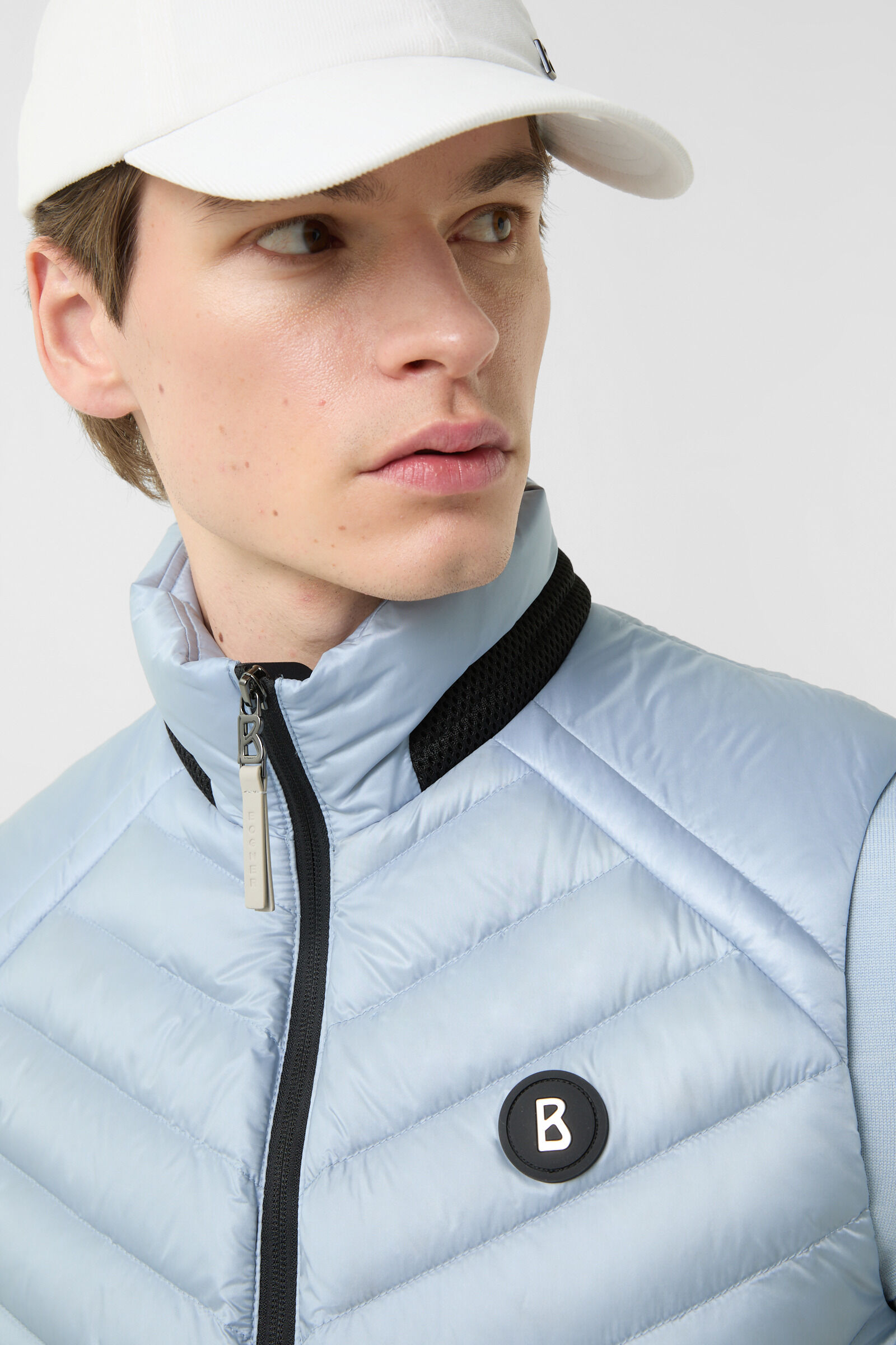 Lasse lightweight down waistcoat Light blue