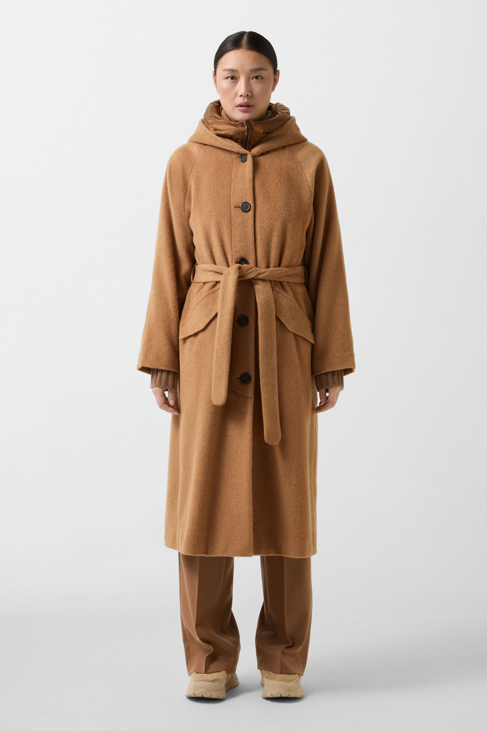 Runa wool coat Camel